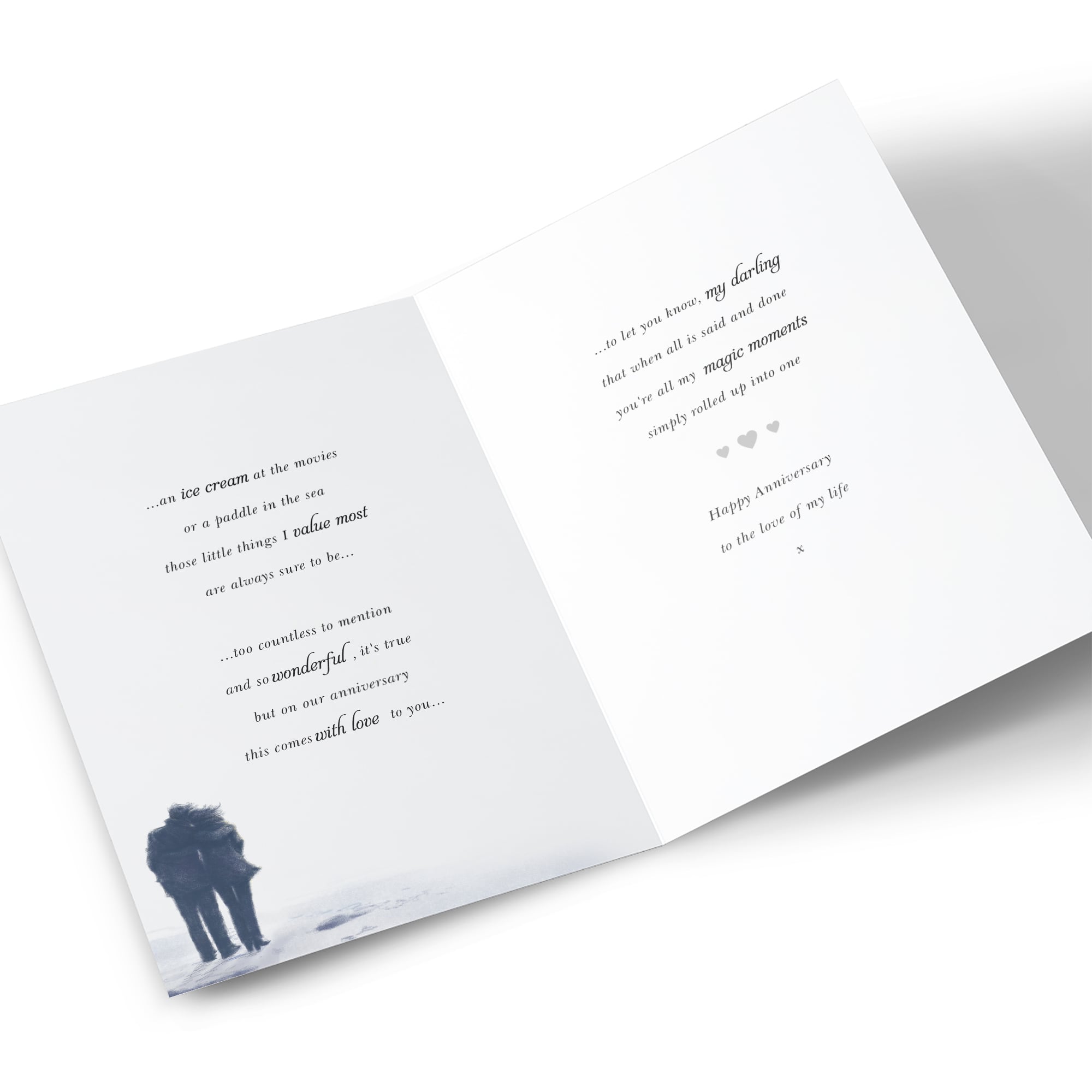 Anniversary Card - Little Magic Moments, Husband