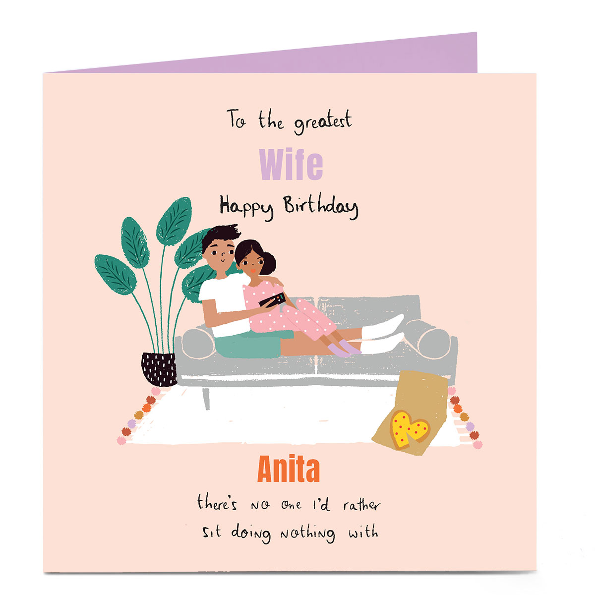 Personalised Birthday Card - Greatest Wife