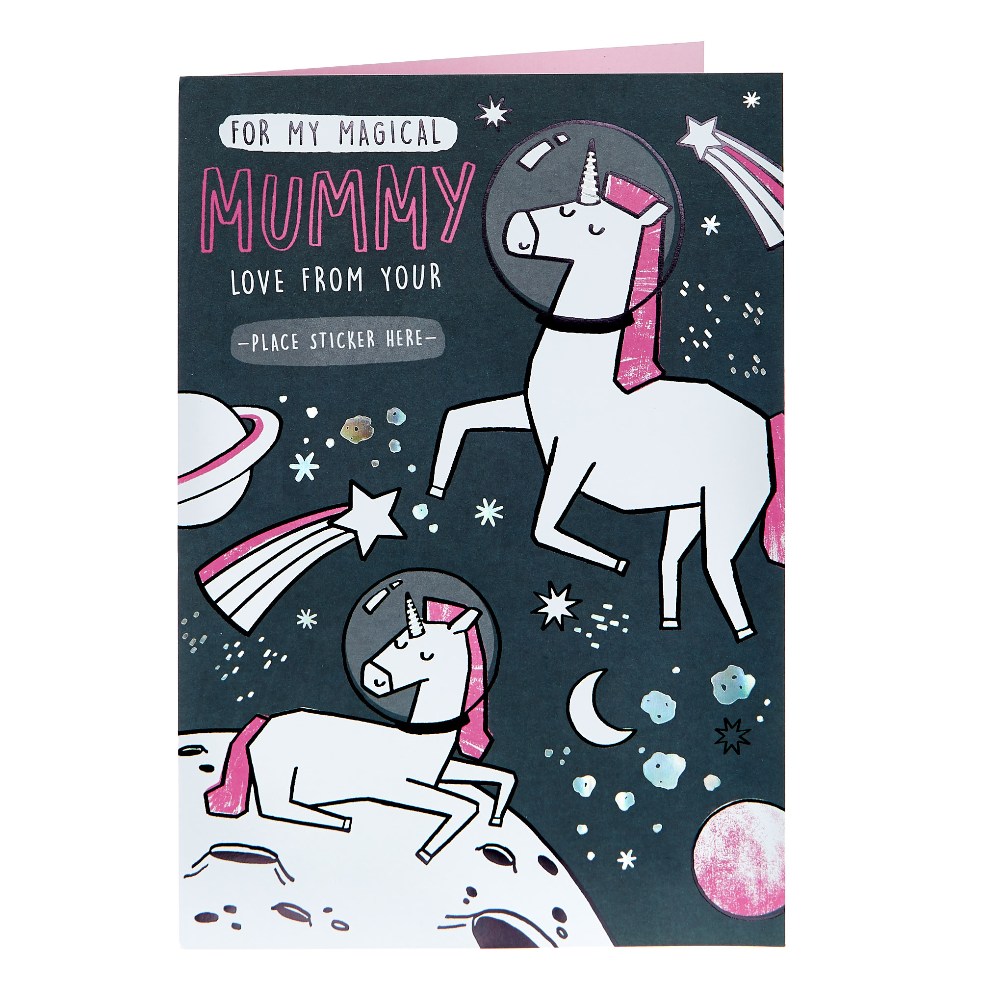 Mother's Day Card - Magical Mummy From Daughter (With Stickers)