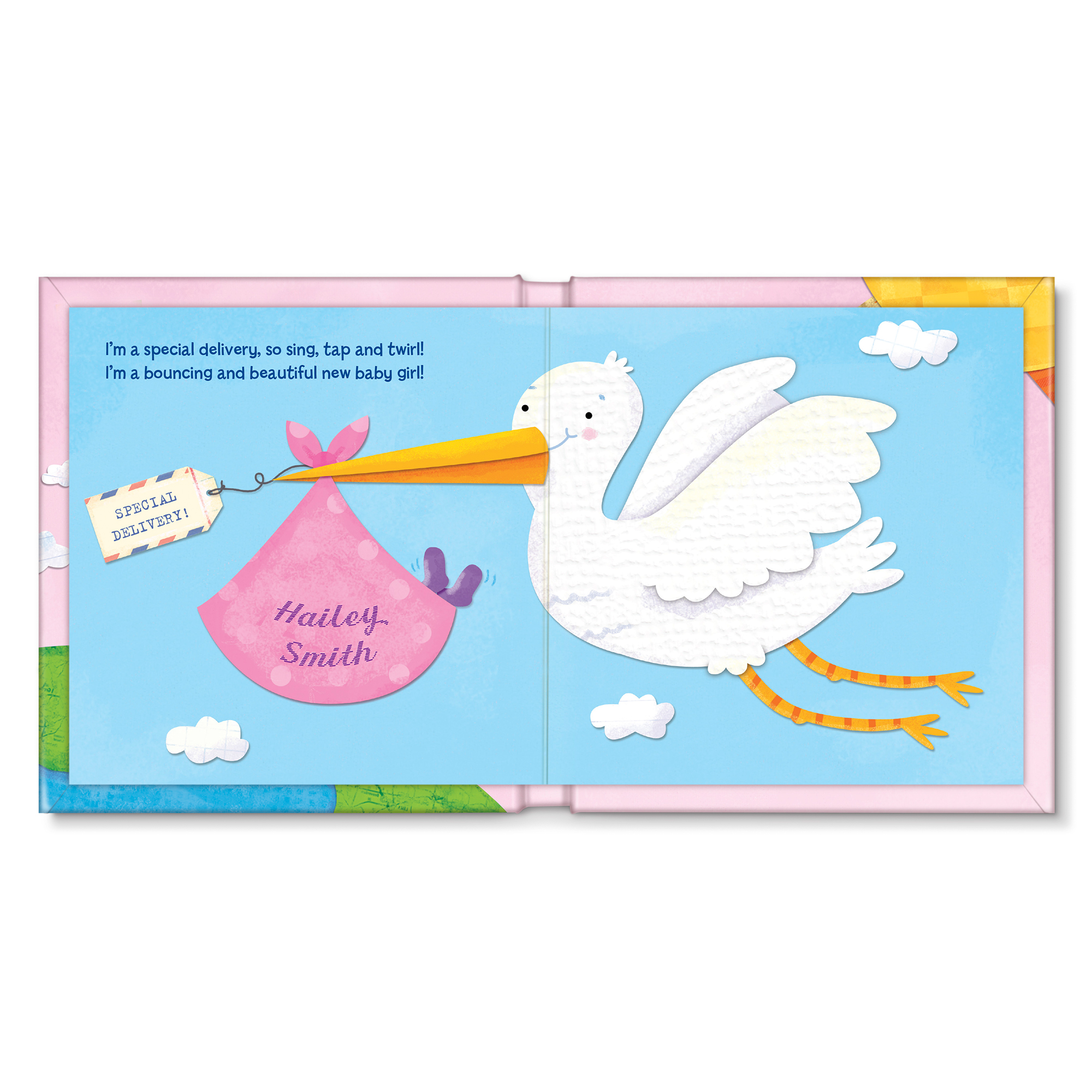 Hello World! Personalised Pink Storybook