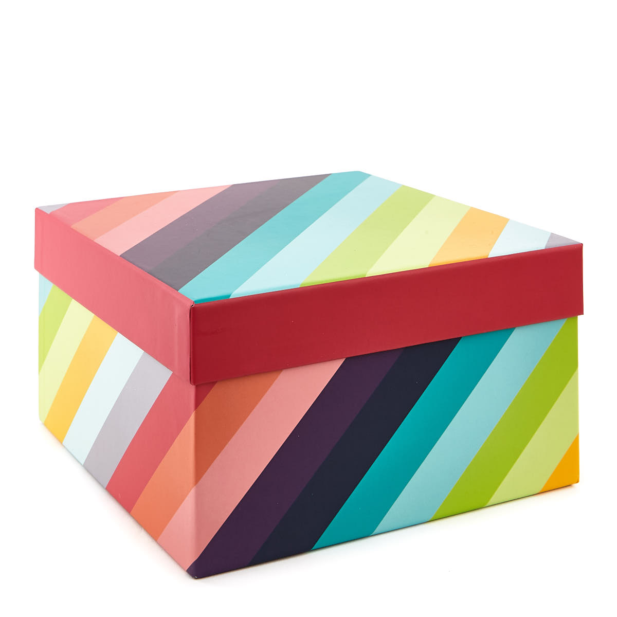 Luxury Gift Box Set Of Four - Rainbow Stripes