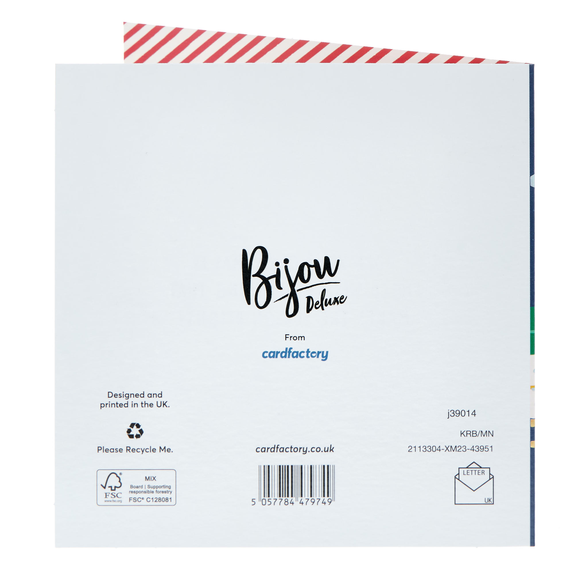 Any Recipient Navy Festive Icons Christmas Card