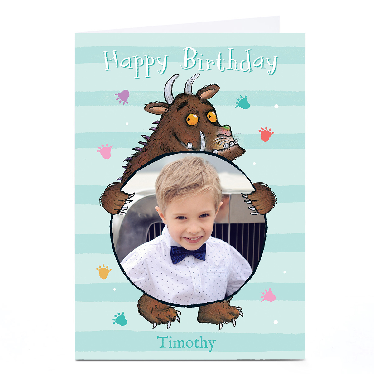 Photo Birthday Card - The Gruffalo Happy Birthday