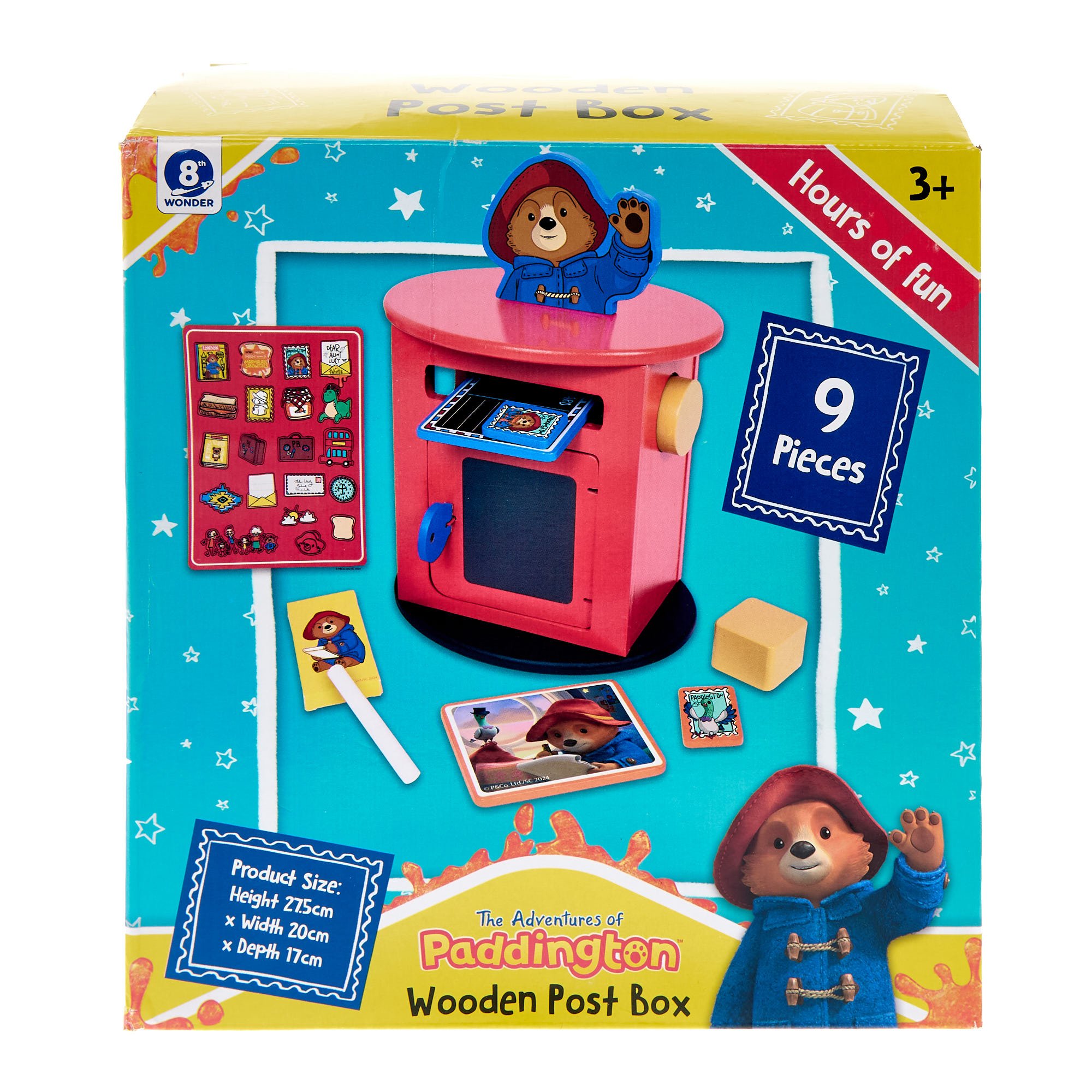 The Adventures of Paddington Wooden Post Box 