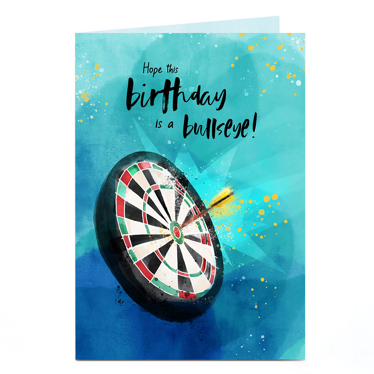 Personalised Birthday Card - Hope This Birthday Is A Bullseye!