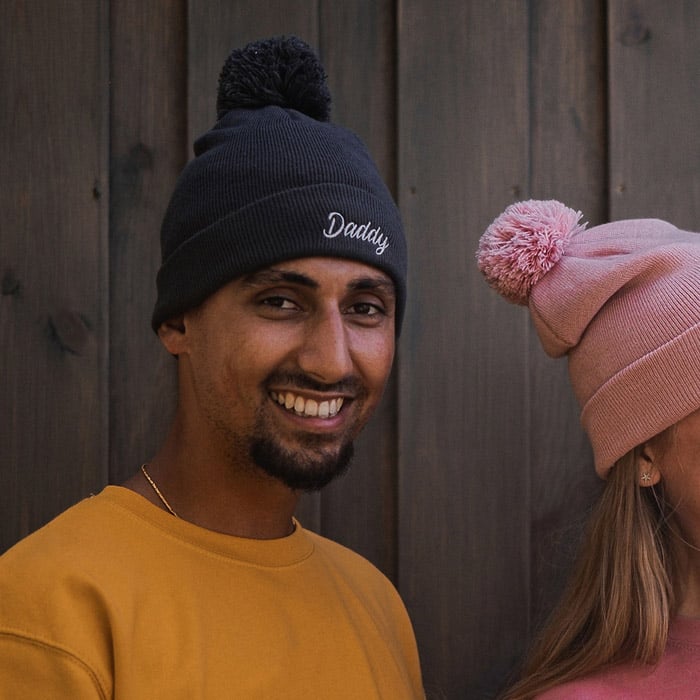 Parent and Me Embroidered Name Hat