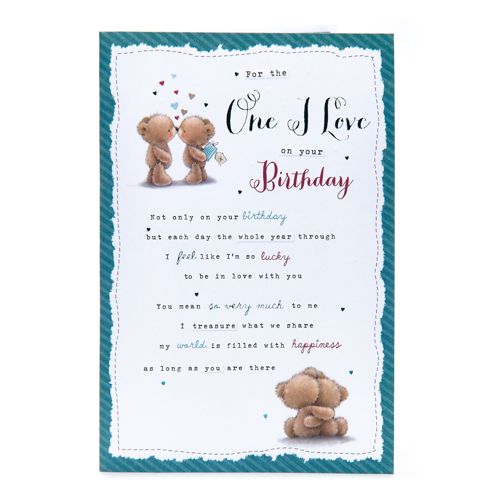 Birthday Card - The One I Love, Bears