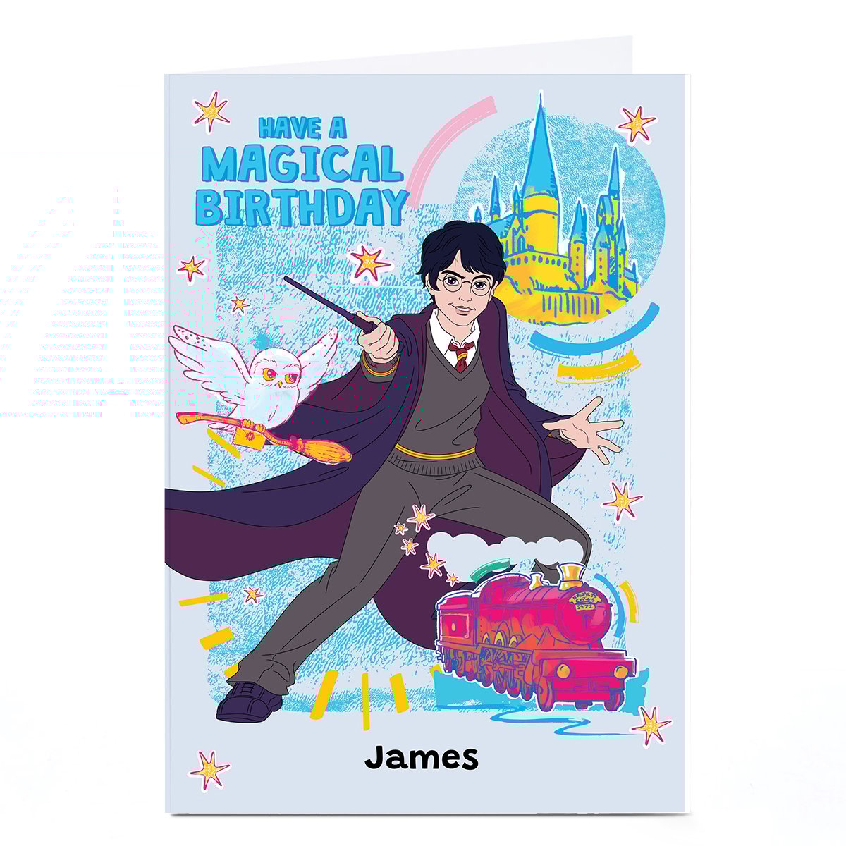 Personalised Harry Potter Birthday Card - Magical Birthday