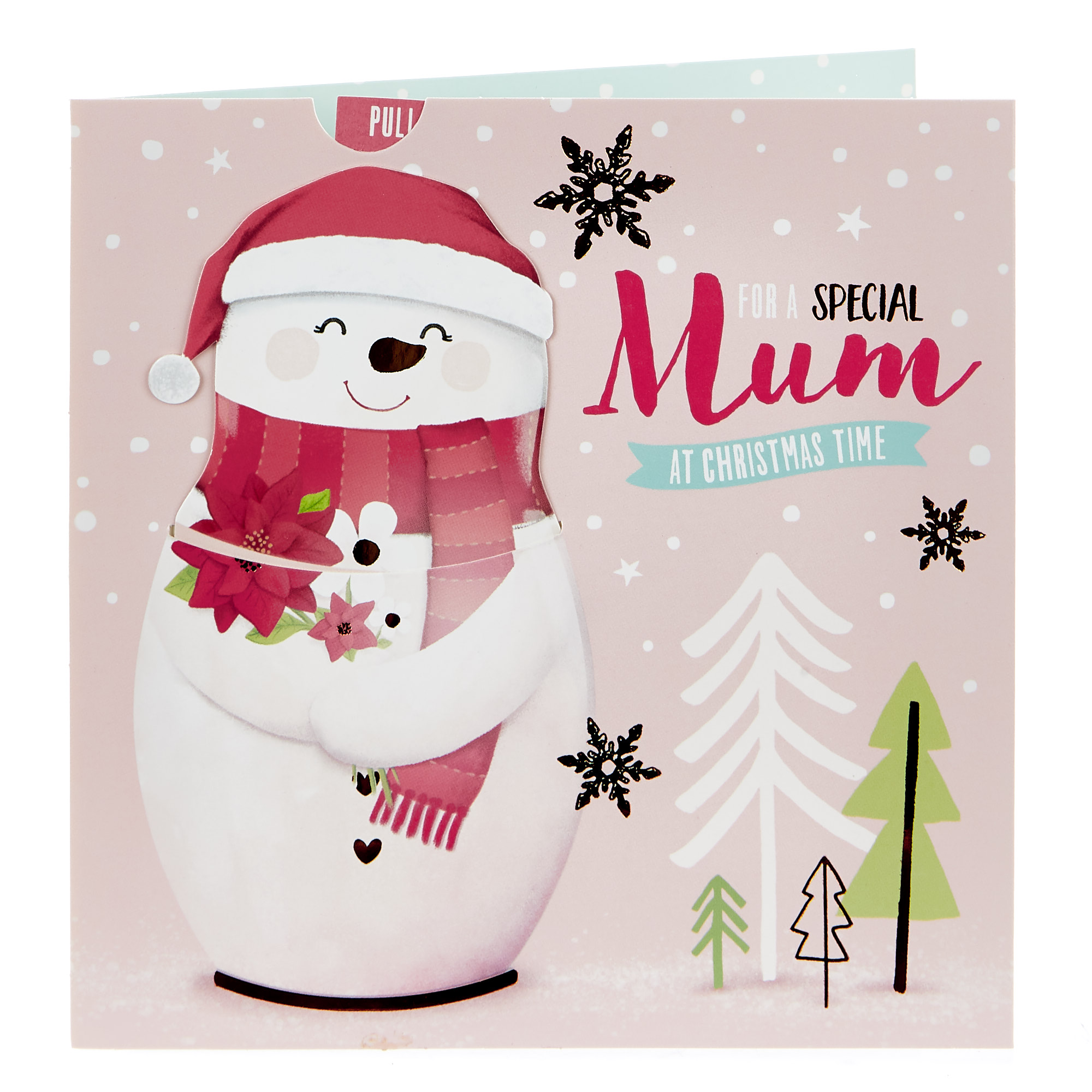 Boutique Collection Pull-Tab Christmas Card