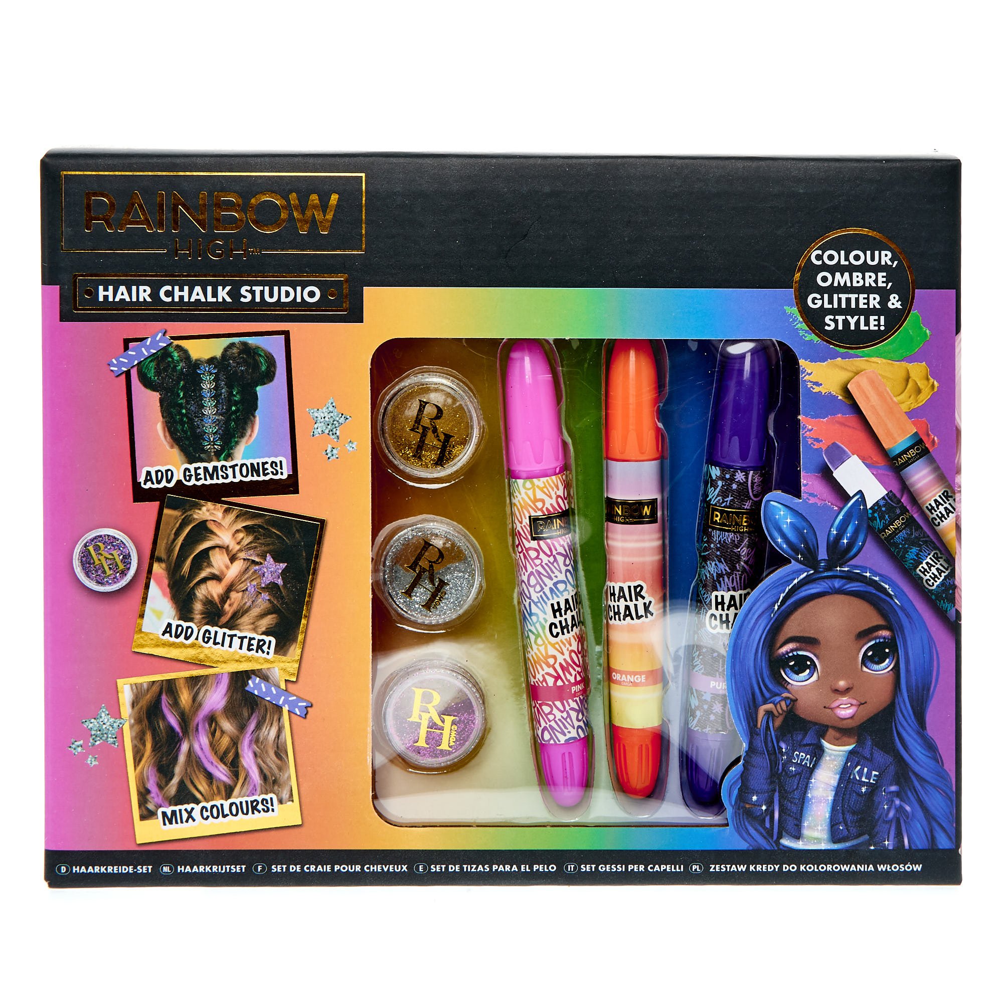 Rainbow High Hair Chalk Studio