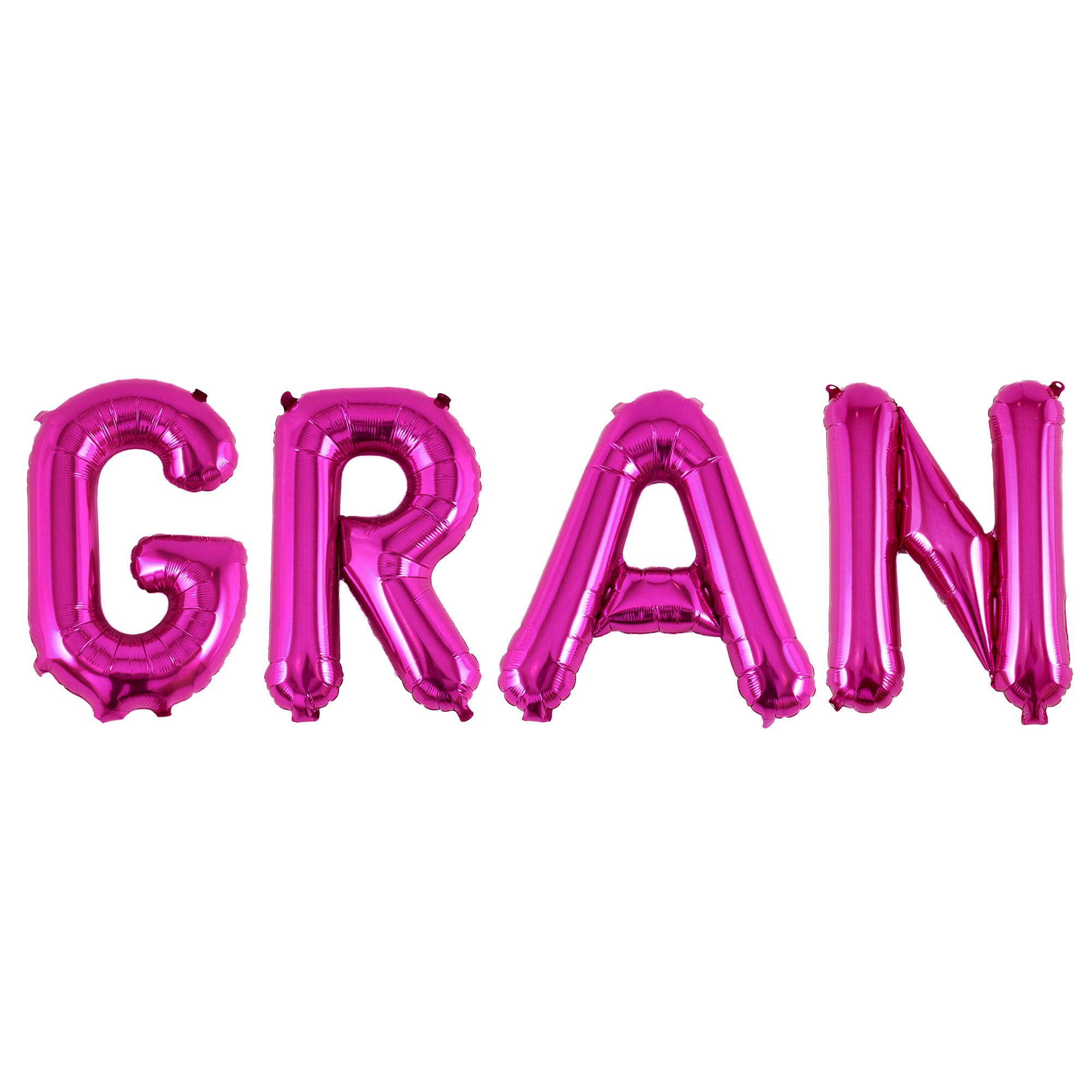 Pink Air-Inflated Letter Balloon Bundle - Gran