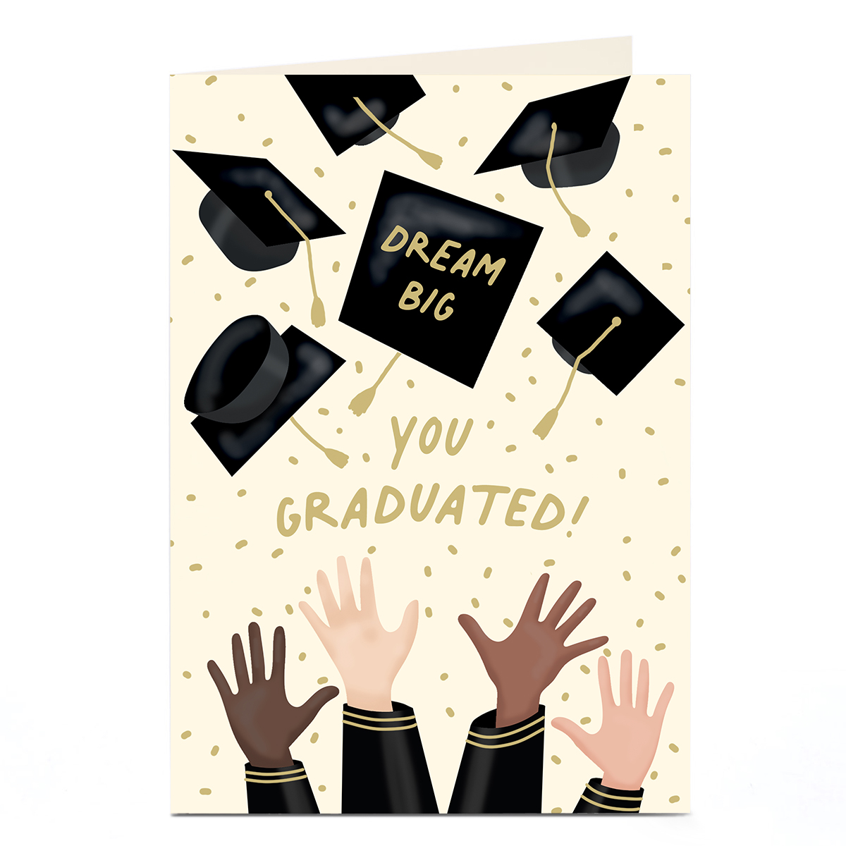 Graduation Card - Dream Big Cap Throw