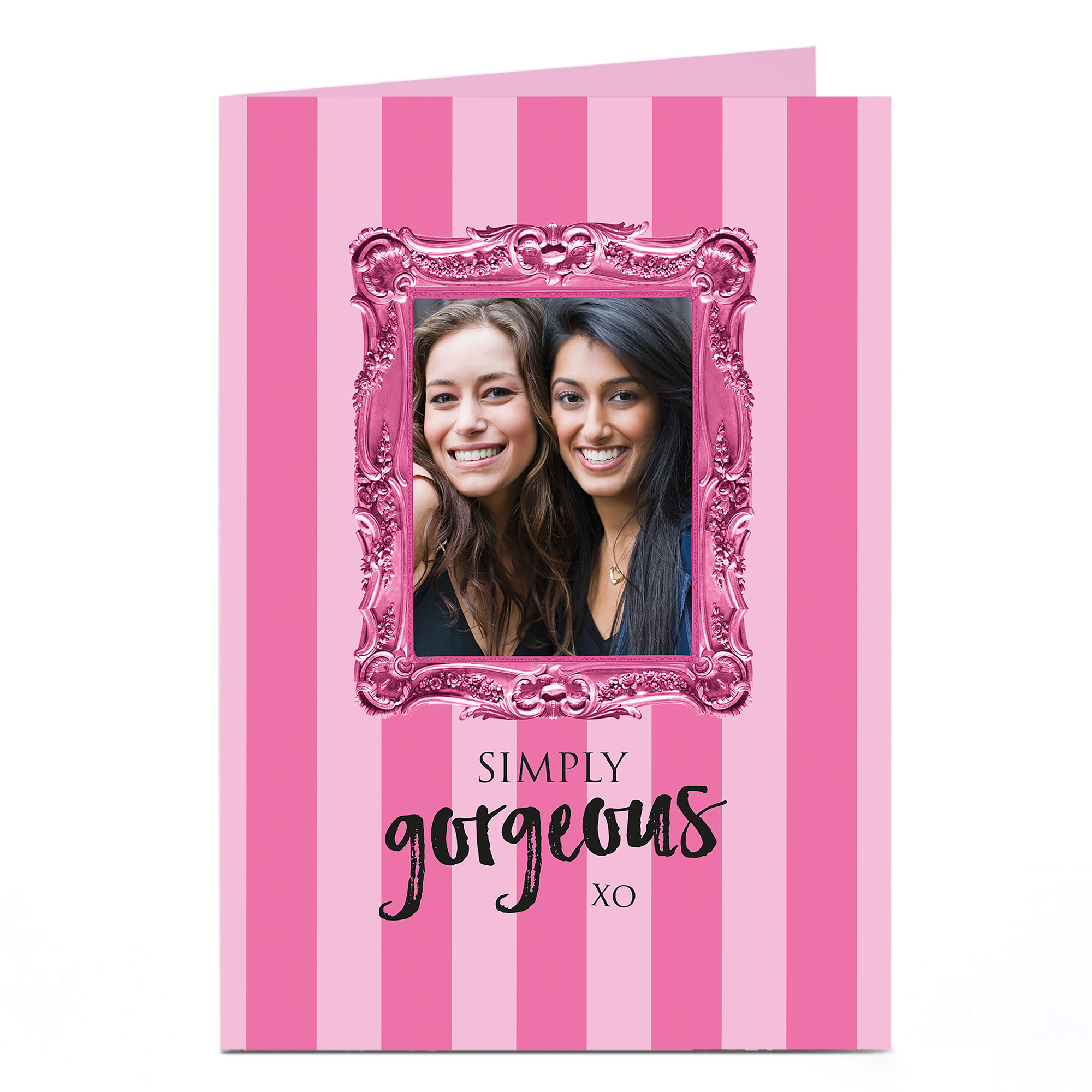 Photo Card - Simply Gorgeous Pink