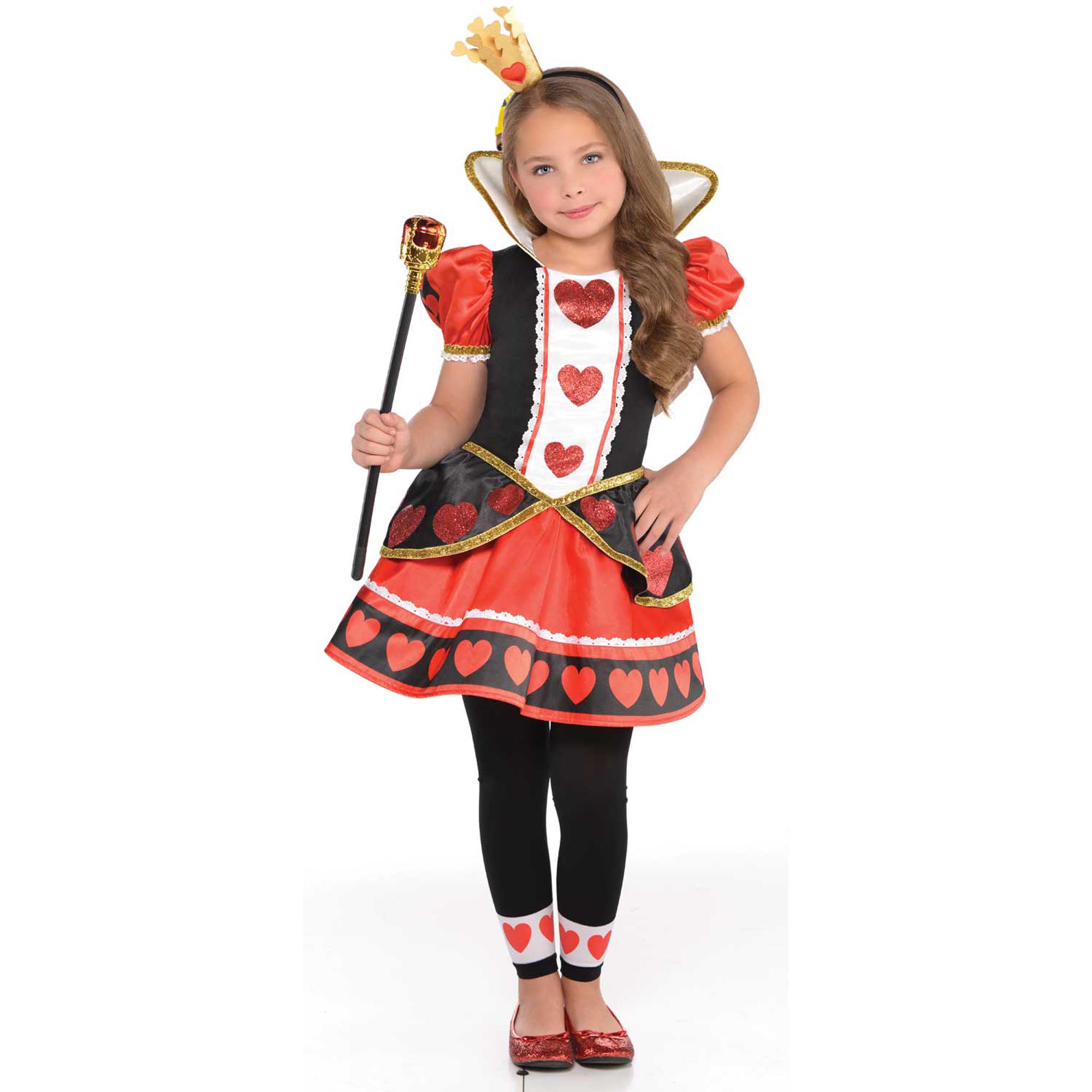 Queen of Hearts Children's Fancy Dress Costume