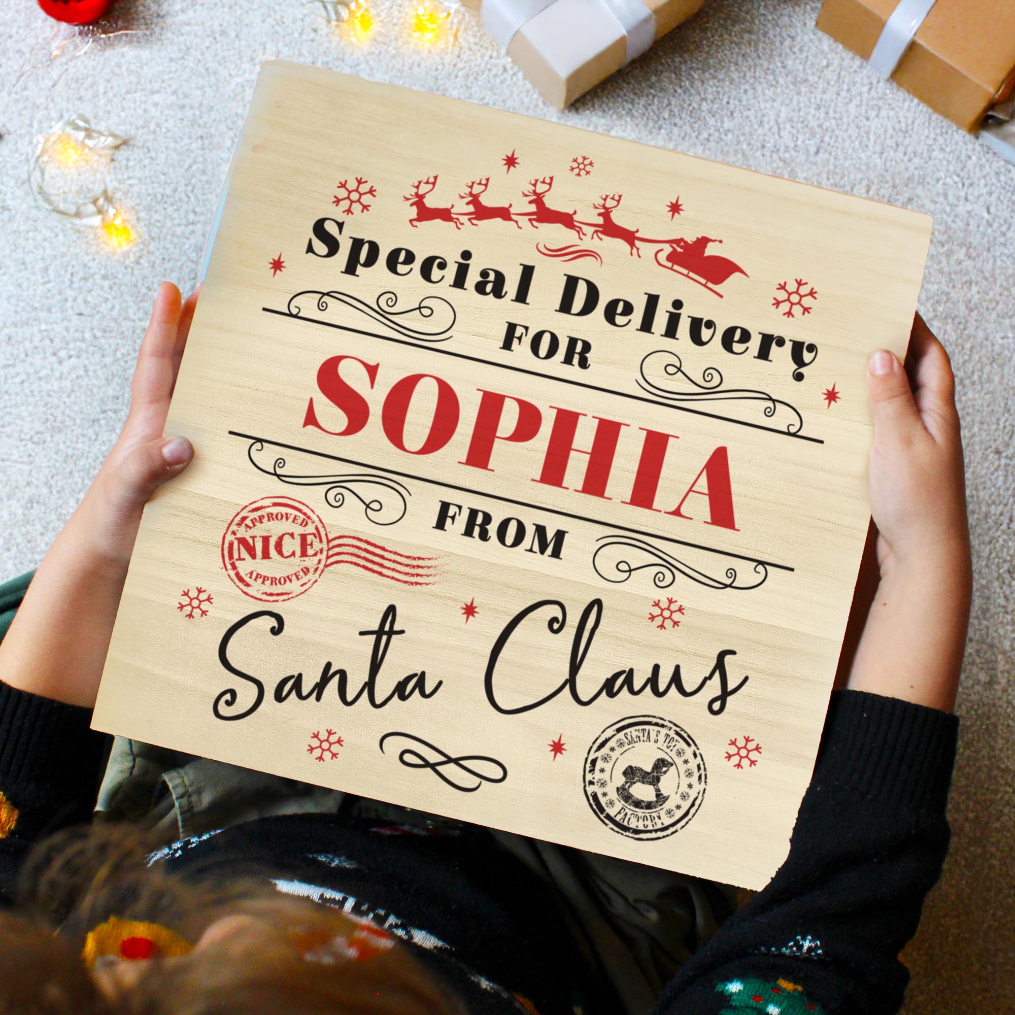Personalised Special Delivery Christmas Eve Box,  Personalised Special Delivery Christmas Eve Box