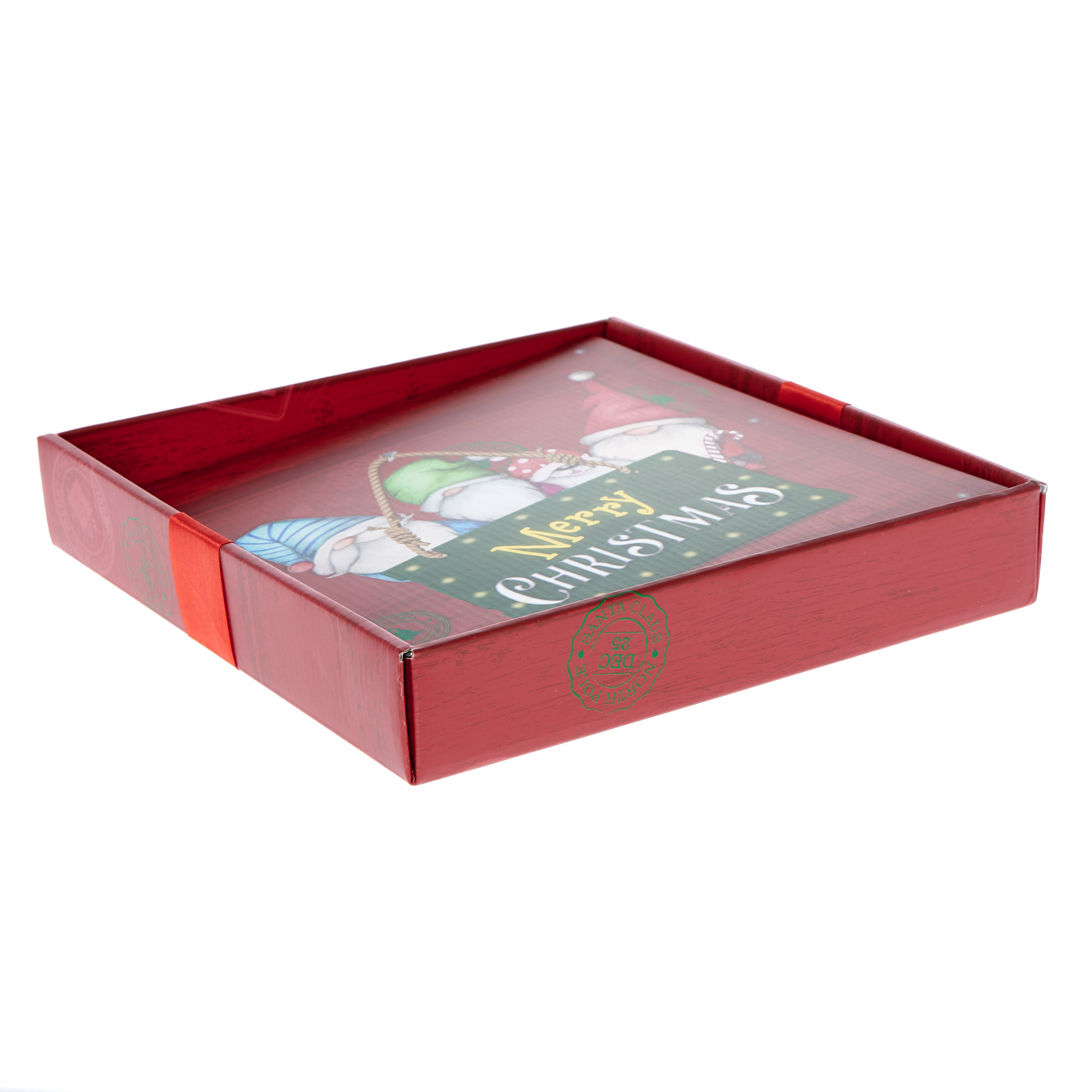 Square Flat Pack Christmas Gonk Gift Box