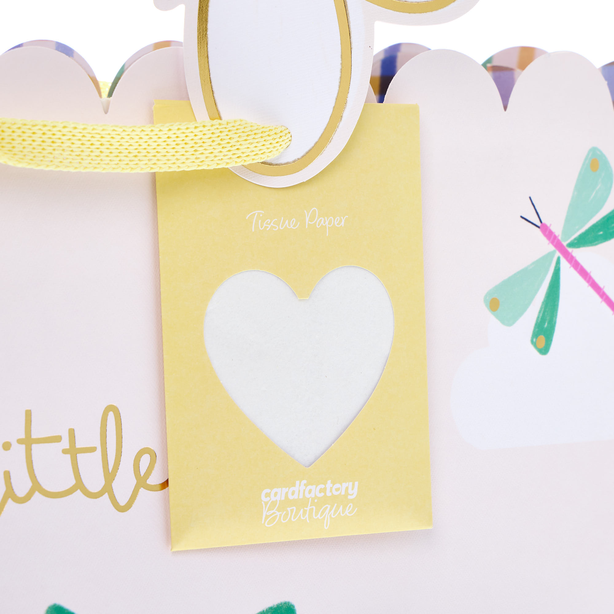 Hello Little One Extra Large Landscape Gift Bag With Tissue Paper