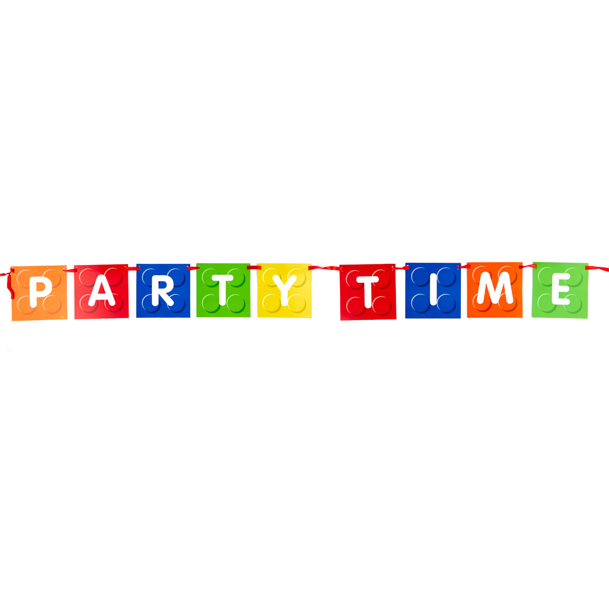 Birthday Building Blocks Party Tableware & Decoration Bundle - 16 Guests