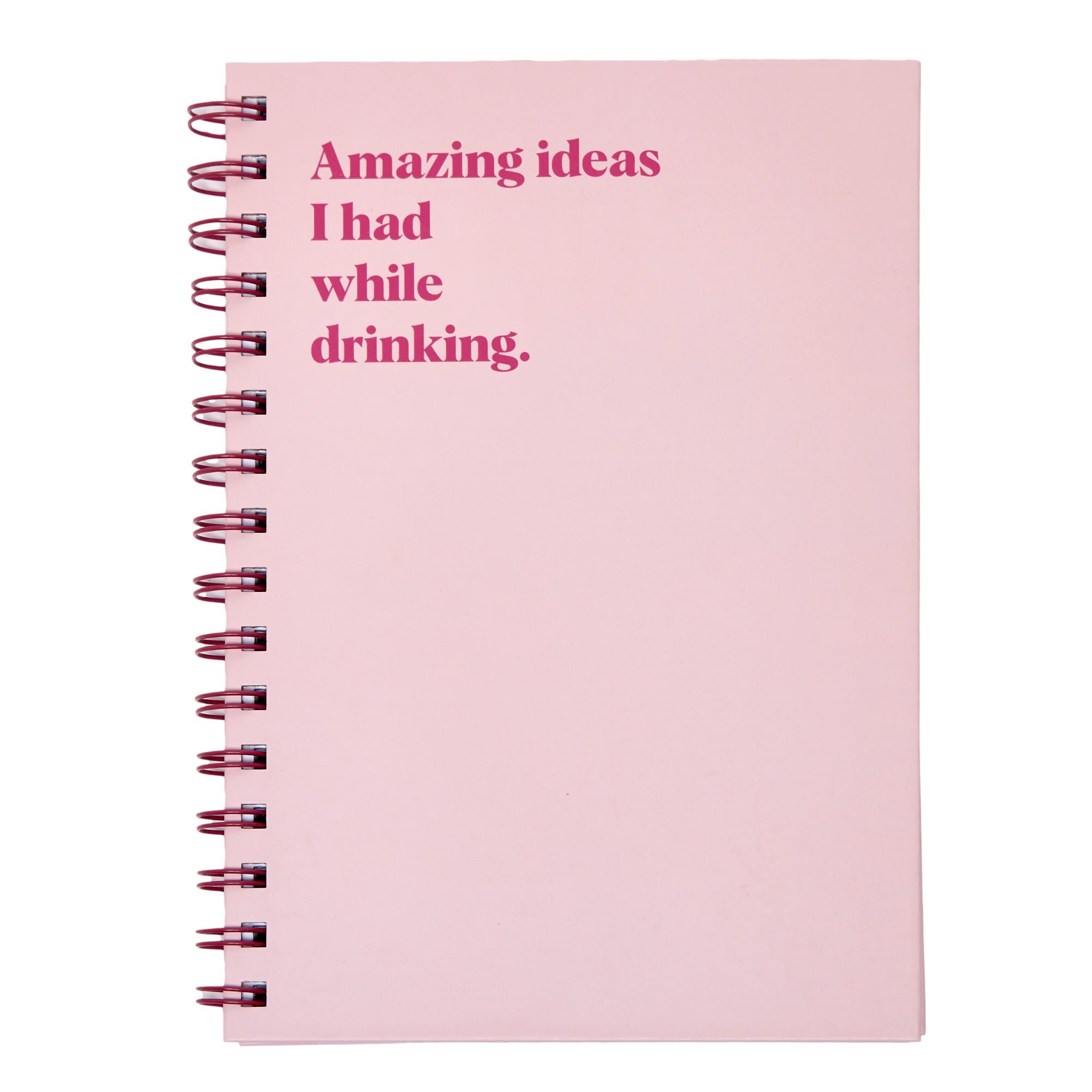 Amazing Ideas I Had While Drinking Notebook
