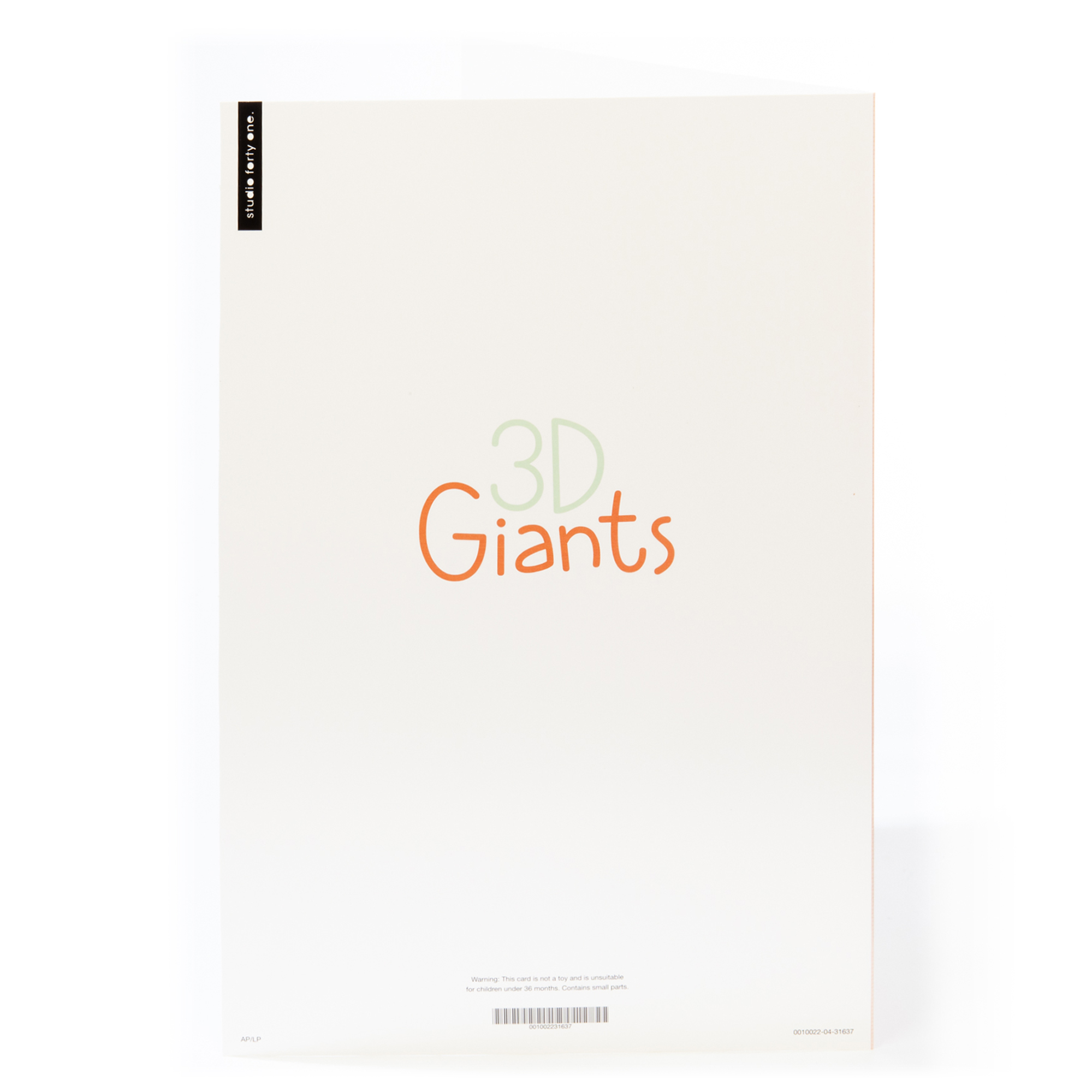 Giant New Baby Card - Baby Girl To Brighten Your World 