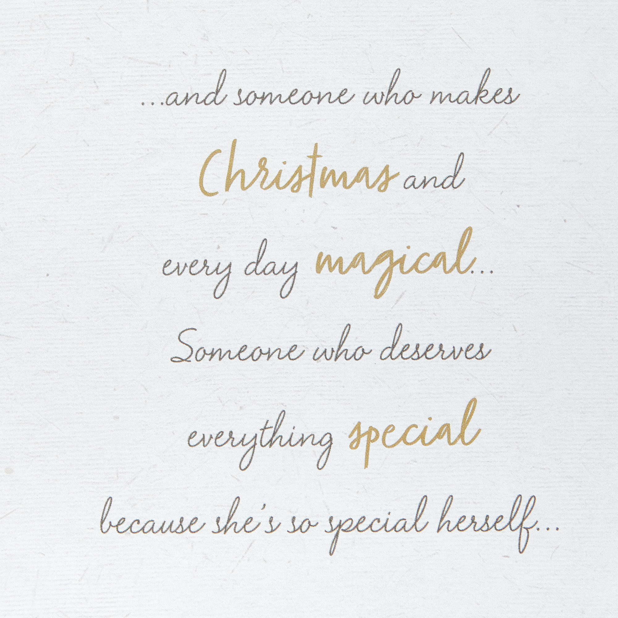 Christmas Card - Wonderful Nanna, Traditional Verse