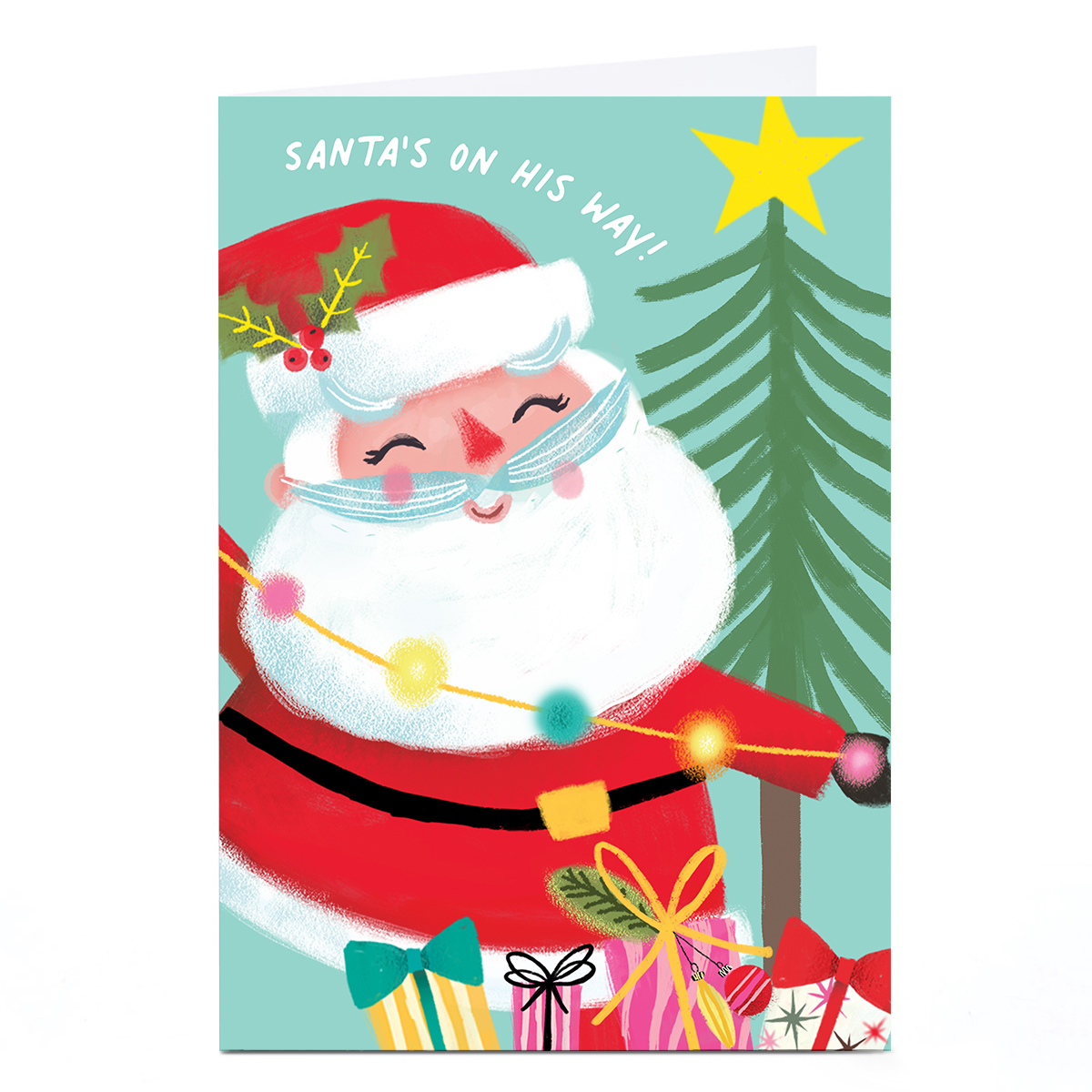 Christmas Card - Santa's On His Way