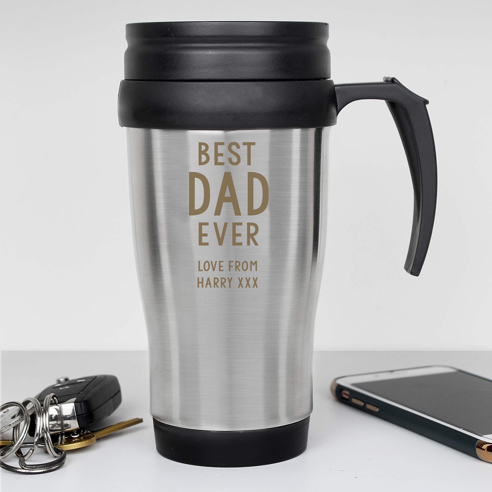 Personalised No.1 Daddy Travel Mug