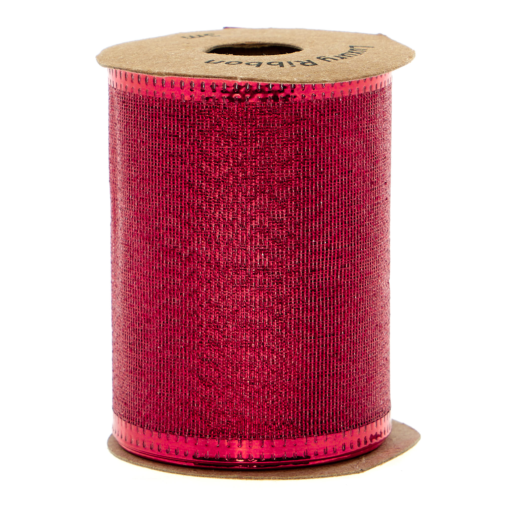 Luxury Thick Red Ribbon - 3m Reel