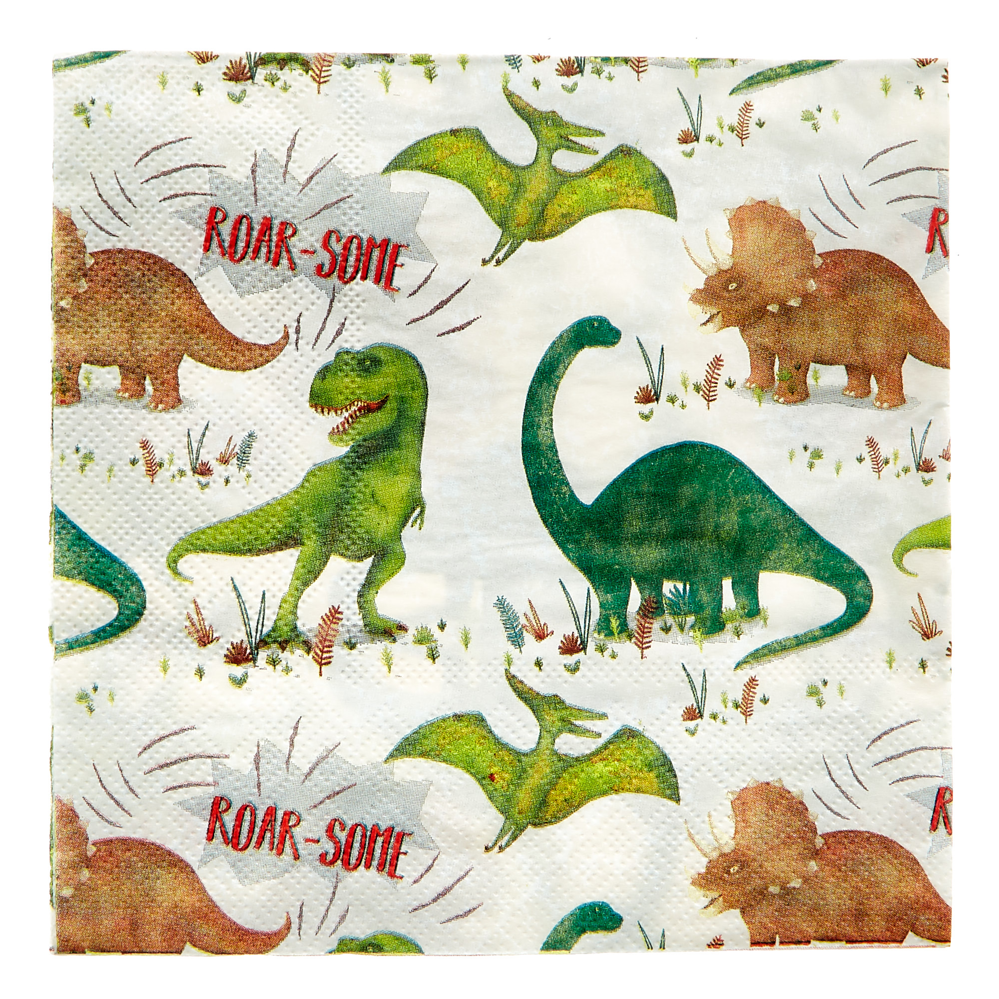 Roar-Some Dinosaur Party Tableware & Decorations Bundle - 8 Guests