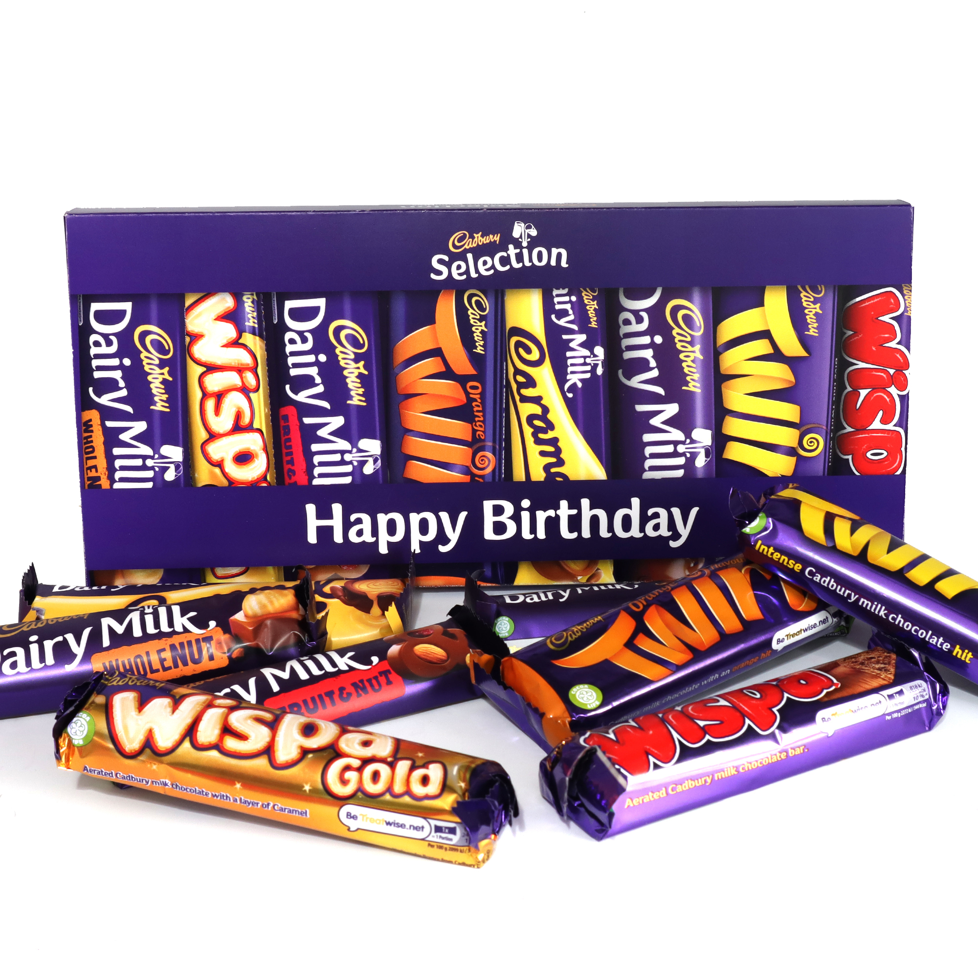 Personalised Cadbury Mixed Bars Letterbox Selection - Small