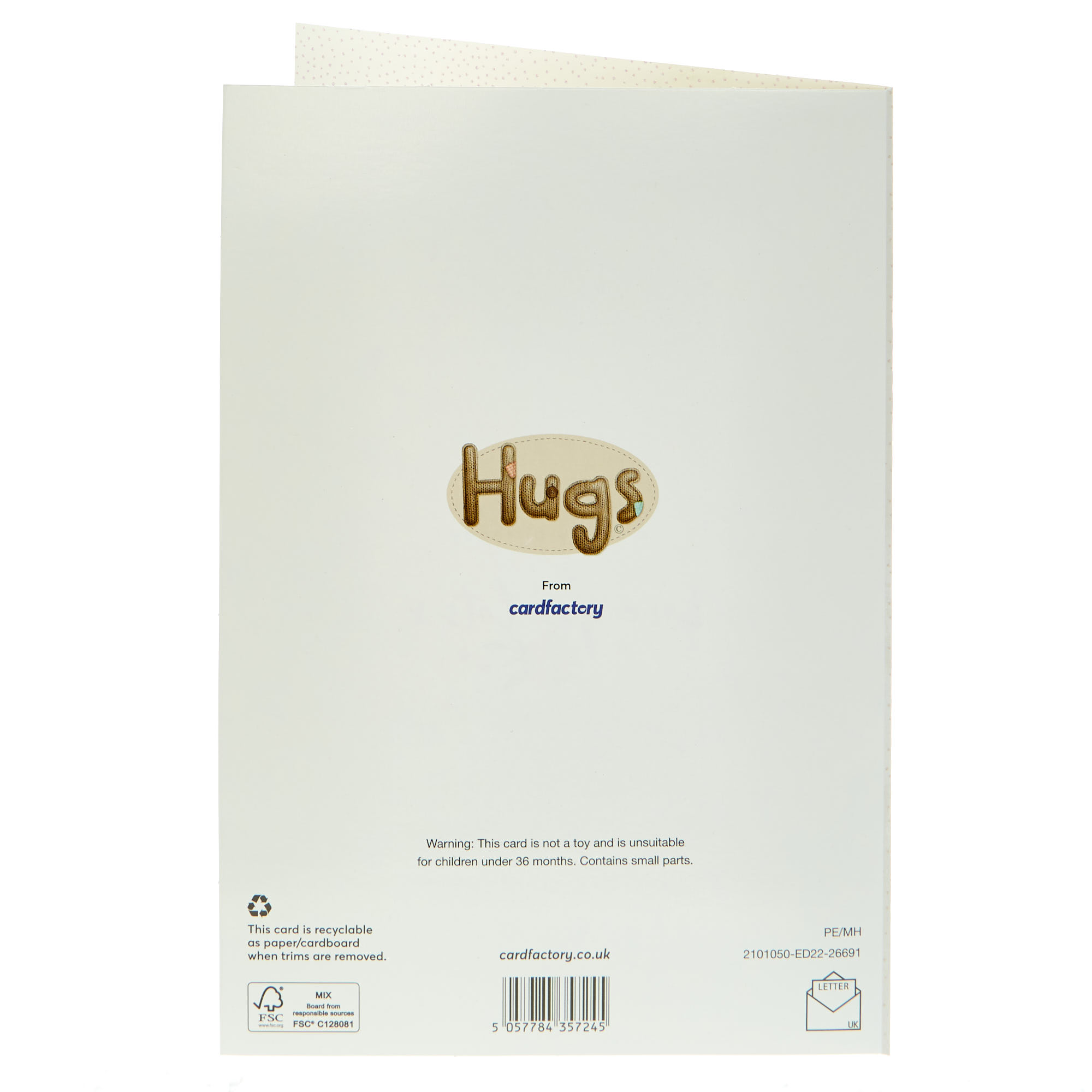 Hugs Birthday Card - Special Sister Cupcake