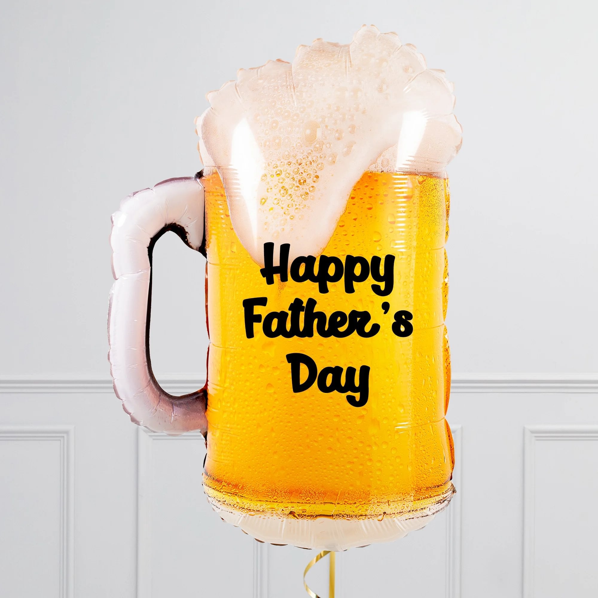 Personalised Beer Best Dad Supershape & Foil Balloon Package - Delivered Inflated!