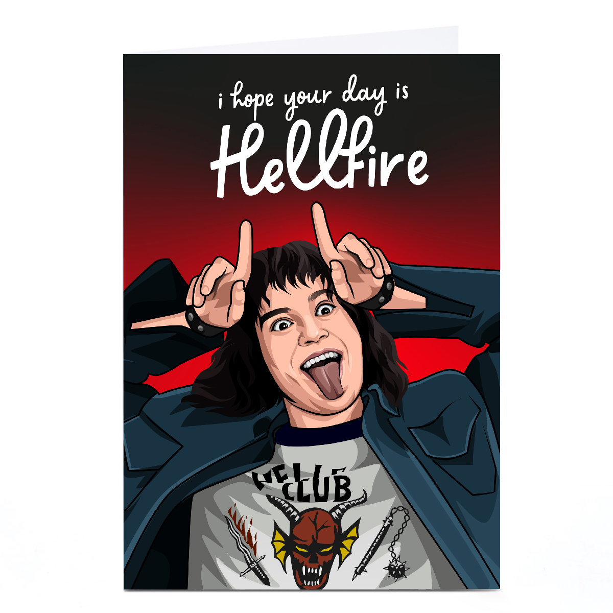 Personalised All Things Banter Birthday Card - Hellfire