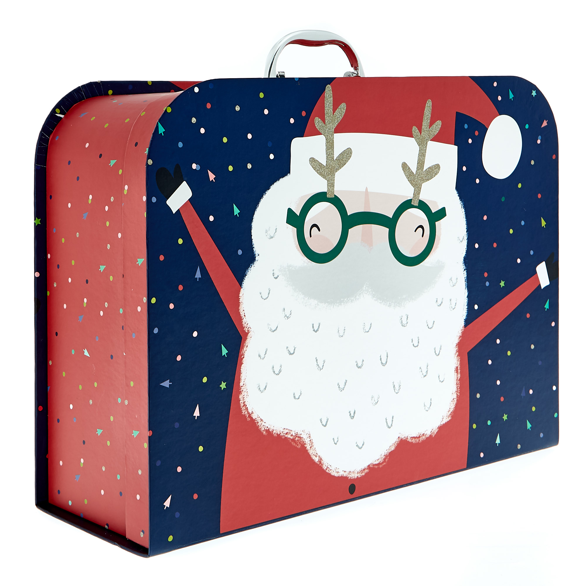 Santa & Penguin Luggage Gift Boxes - Set Of 2 