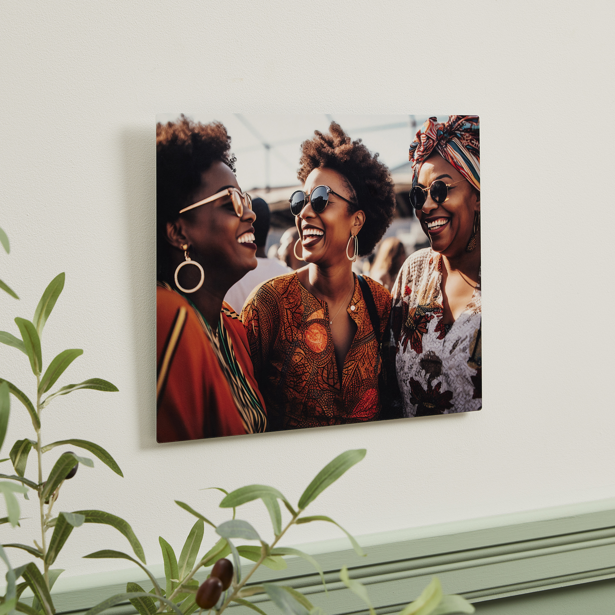 Personalised Aluminium Portrait Photo Panel 28cm x 35.5cm