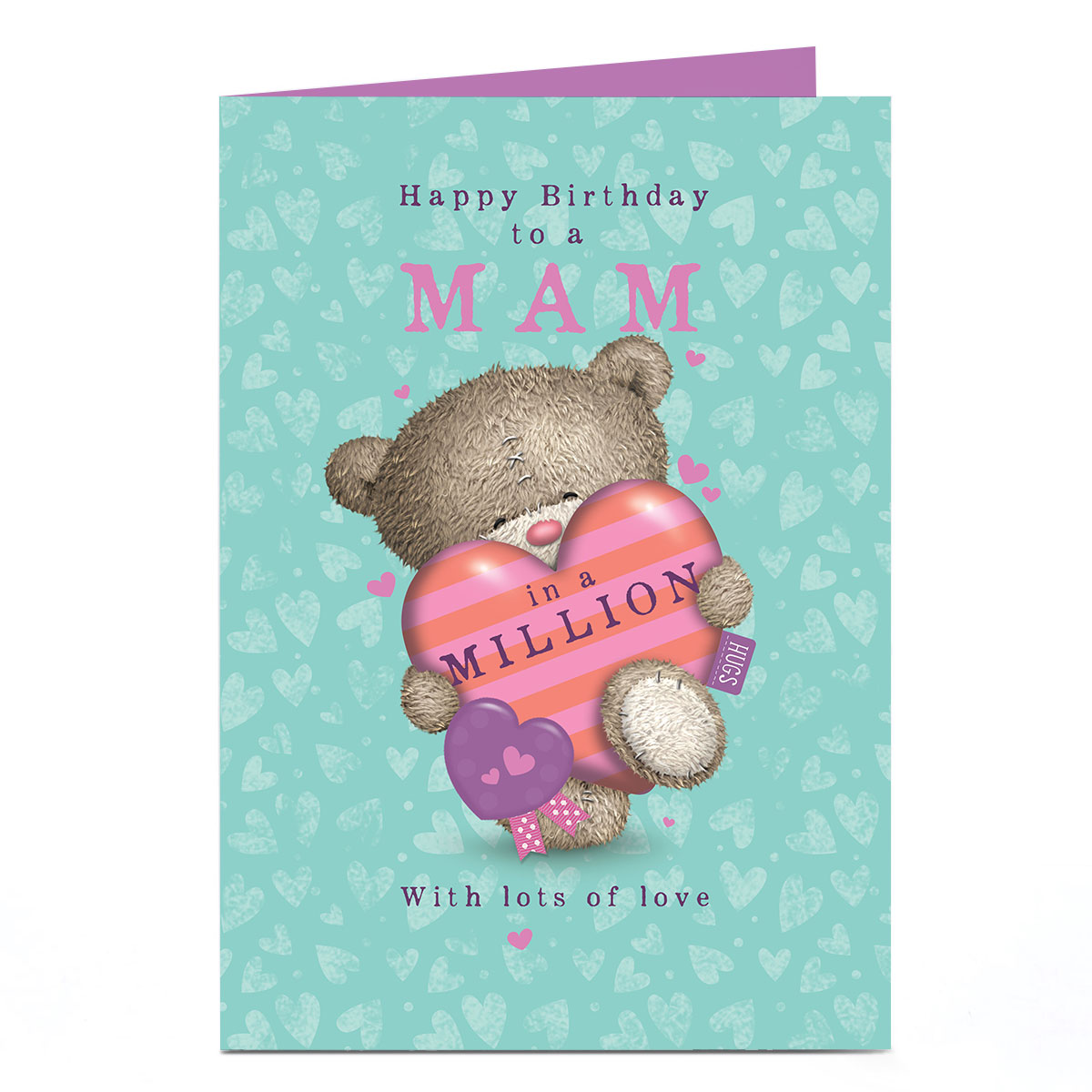 Hugs Birthday Card - Mam In A Million