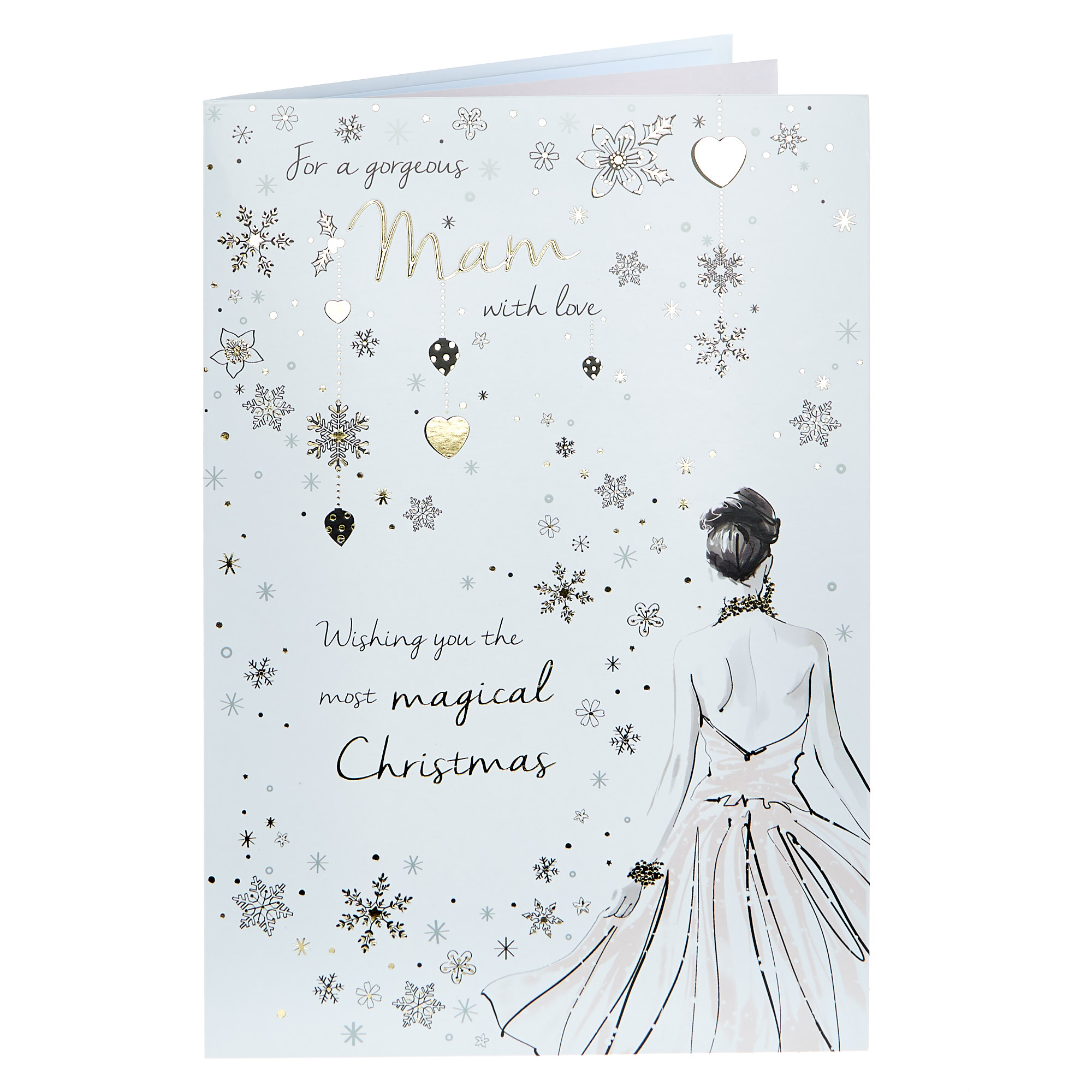 Christmas Card - For A Gorgeous Mam With Love