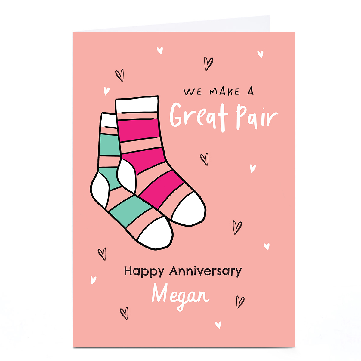 Personalised Anniversary Card - A Great Pair