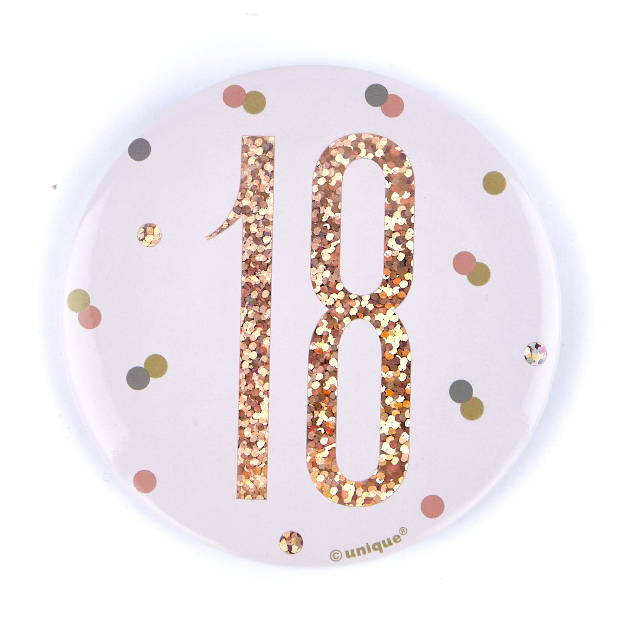 Rose Gold 18th Birthday Party Accessories Kit - 11 Pieces