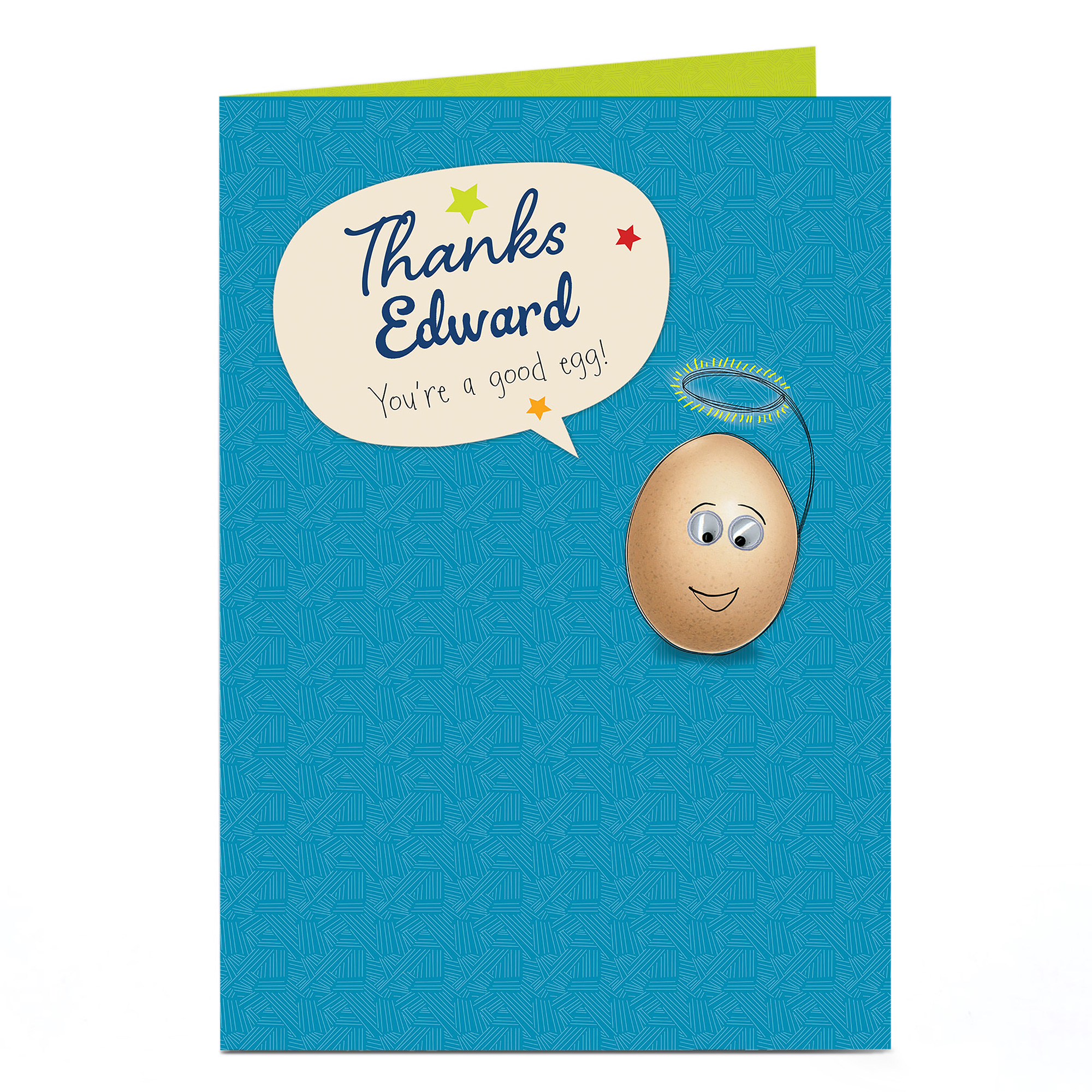 Personalised Thank You Card - You're A Good Egg