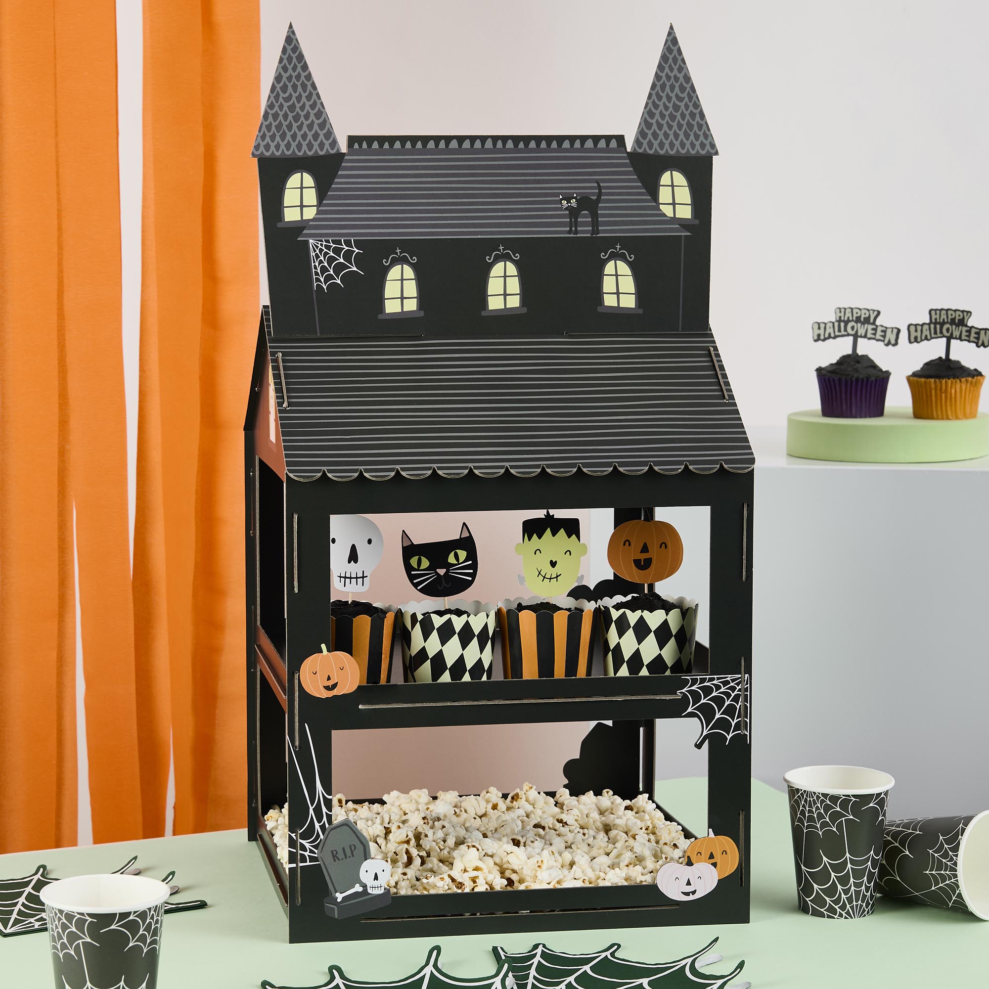 Haunted House Treat Stand