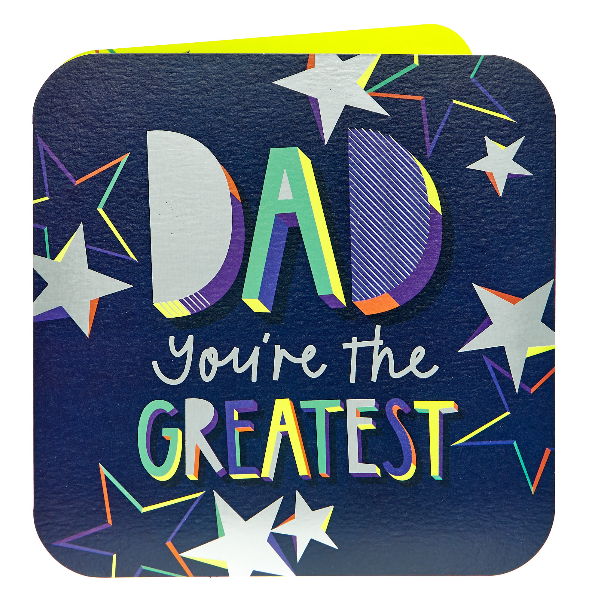 Dad You're The Greatest Stars Birthday Card