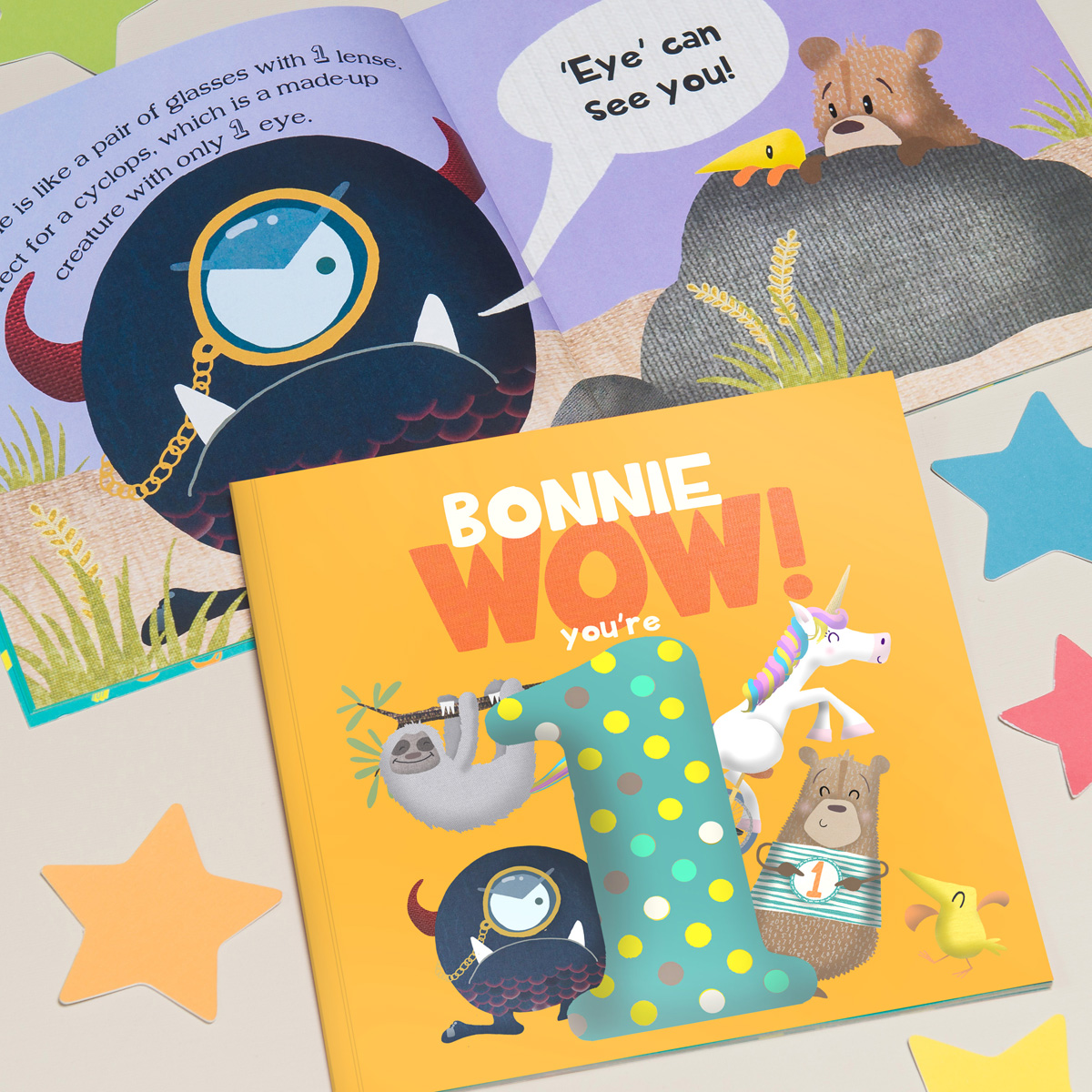 Personalised Children's Book - 'Wow You're One' 1st Birthday