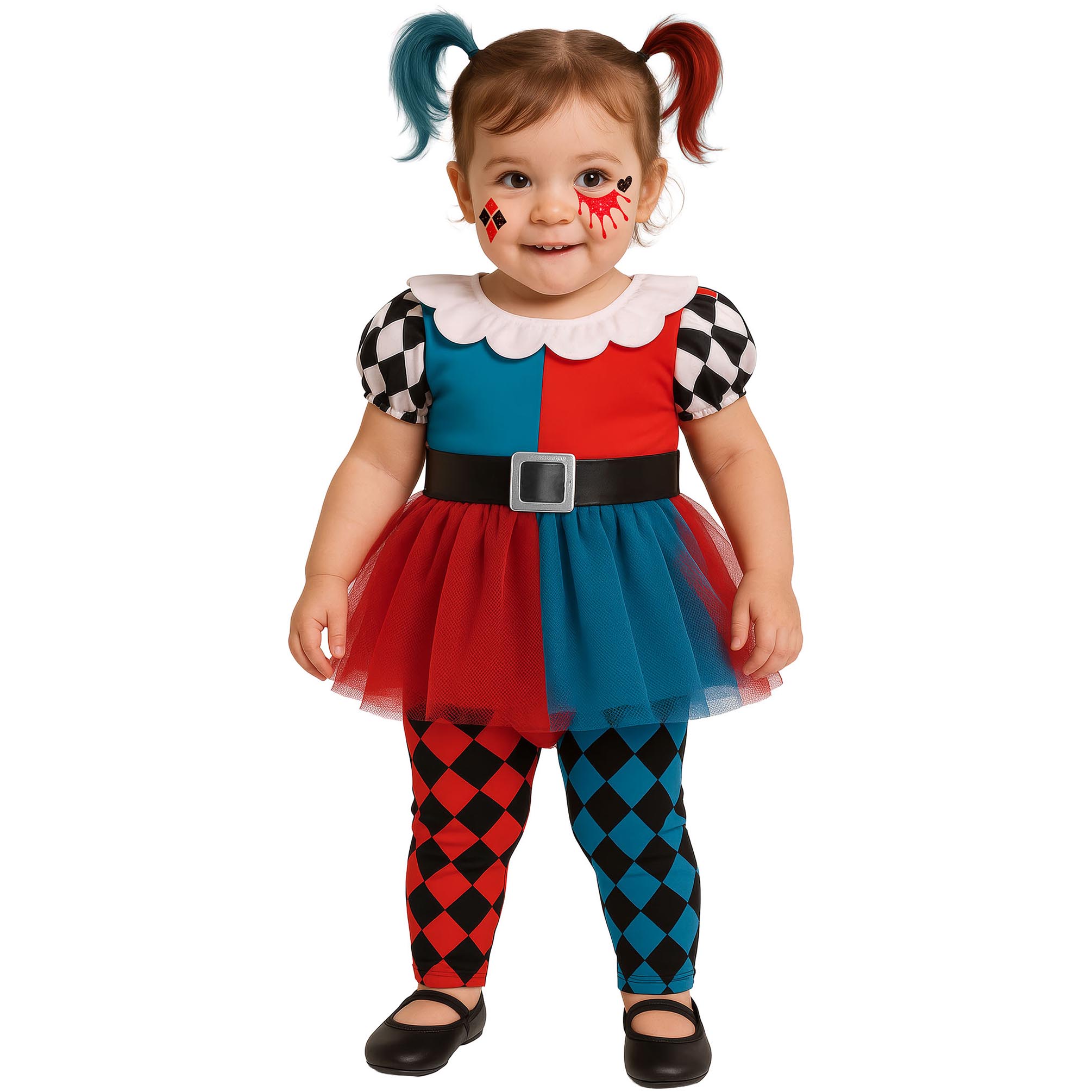 Lil Colorful Harlequin Infant Fancy Dress Costume