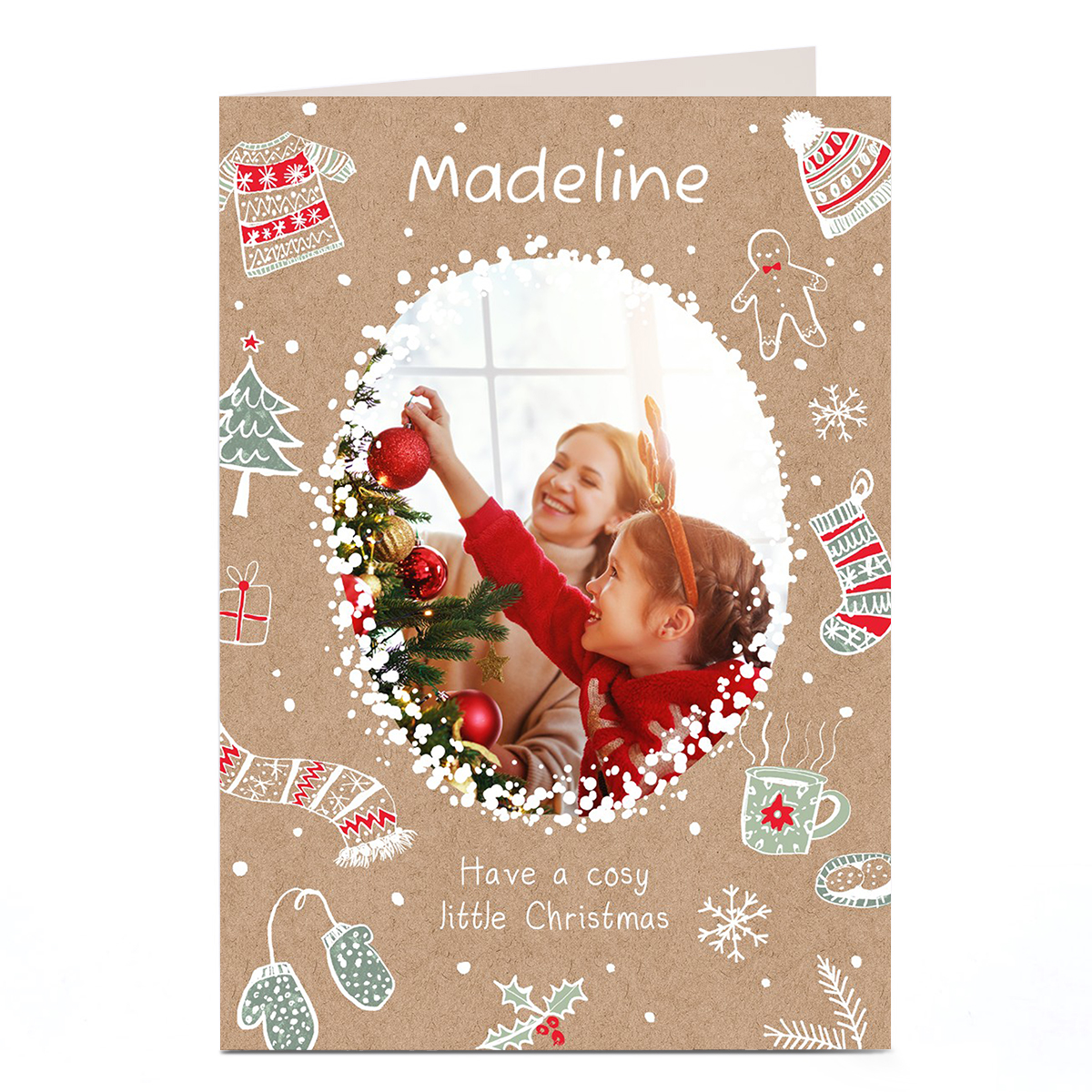 Photo Christmas Card - Cozy Little Christmas