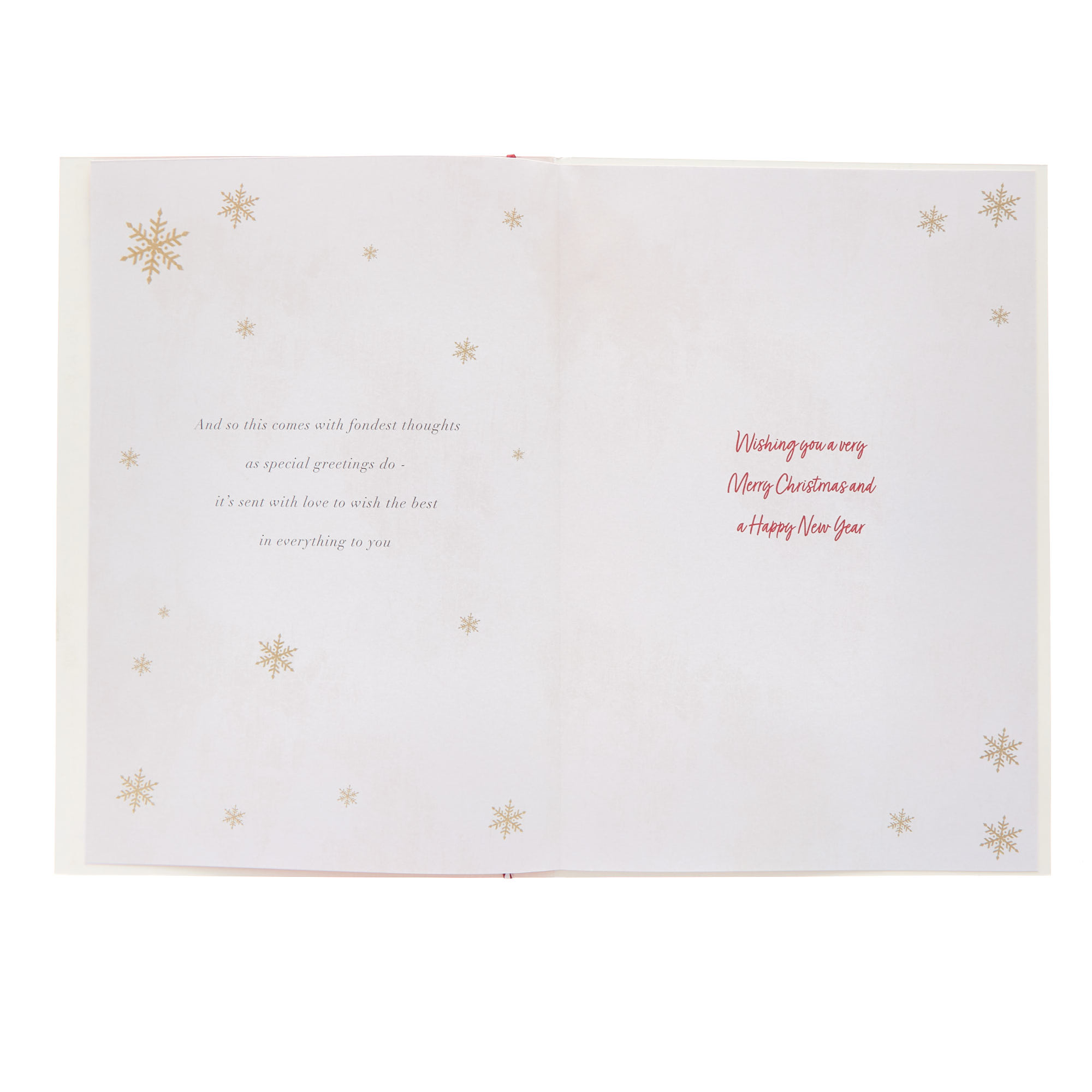 Special Friends Snowy Front Door Christmas Card