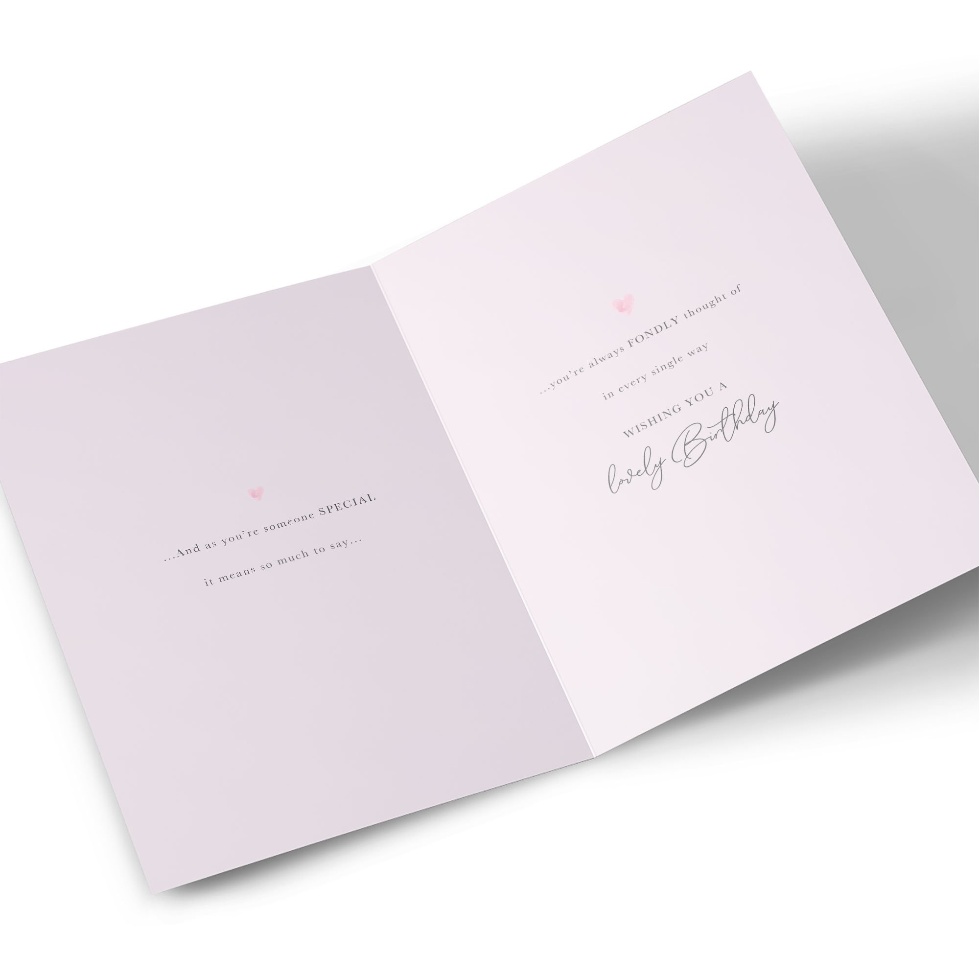 Birthday Card - Warmest Wishes Cake Stand