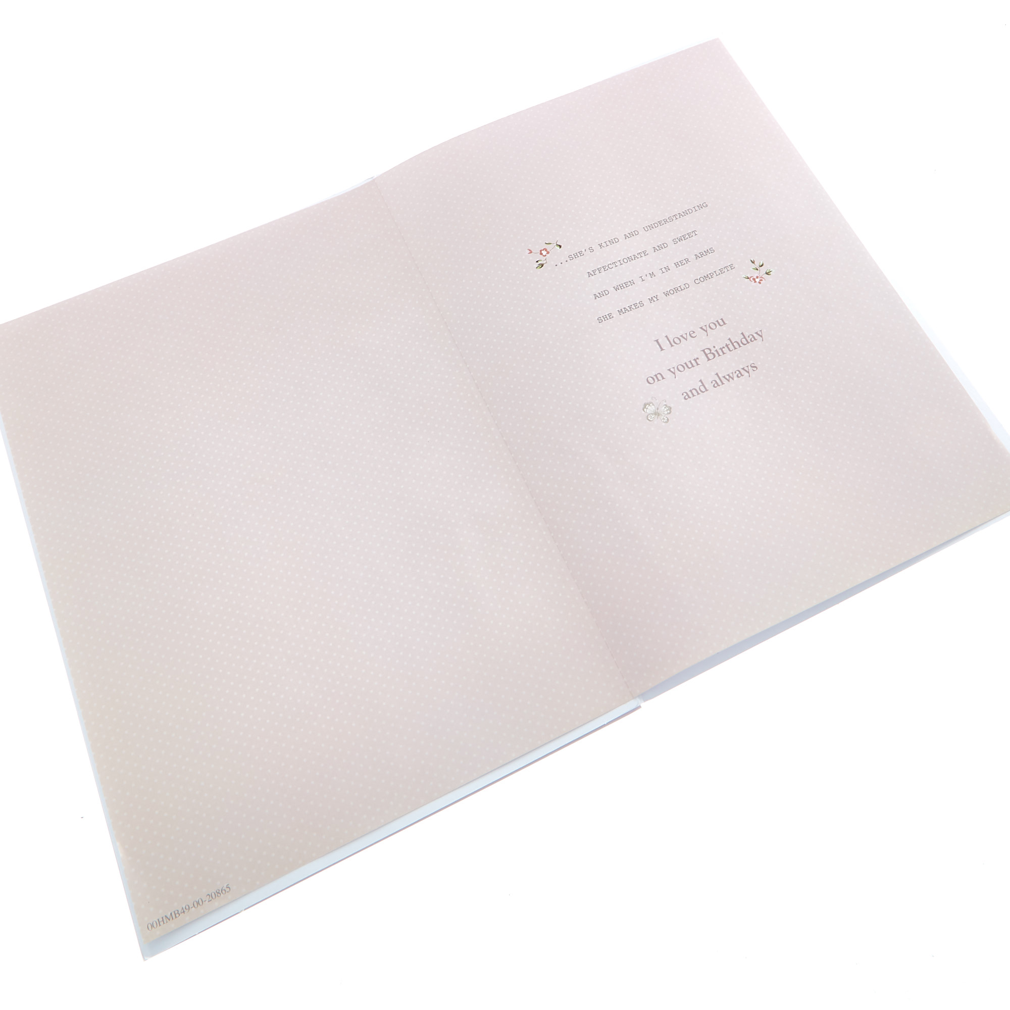 Deluxe Boxed Birthday Card - For My Wife