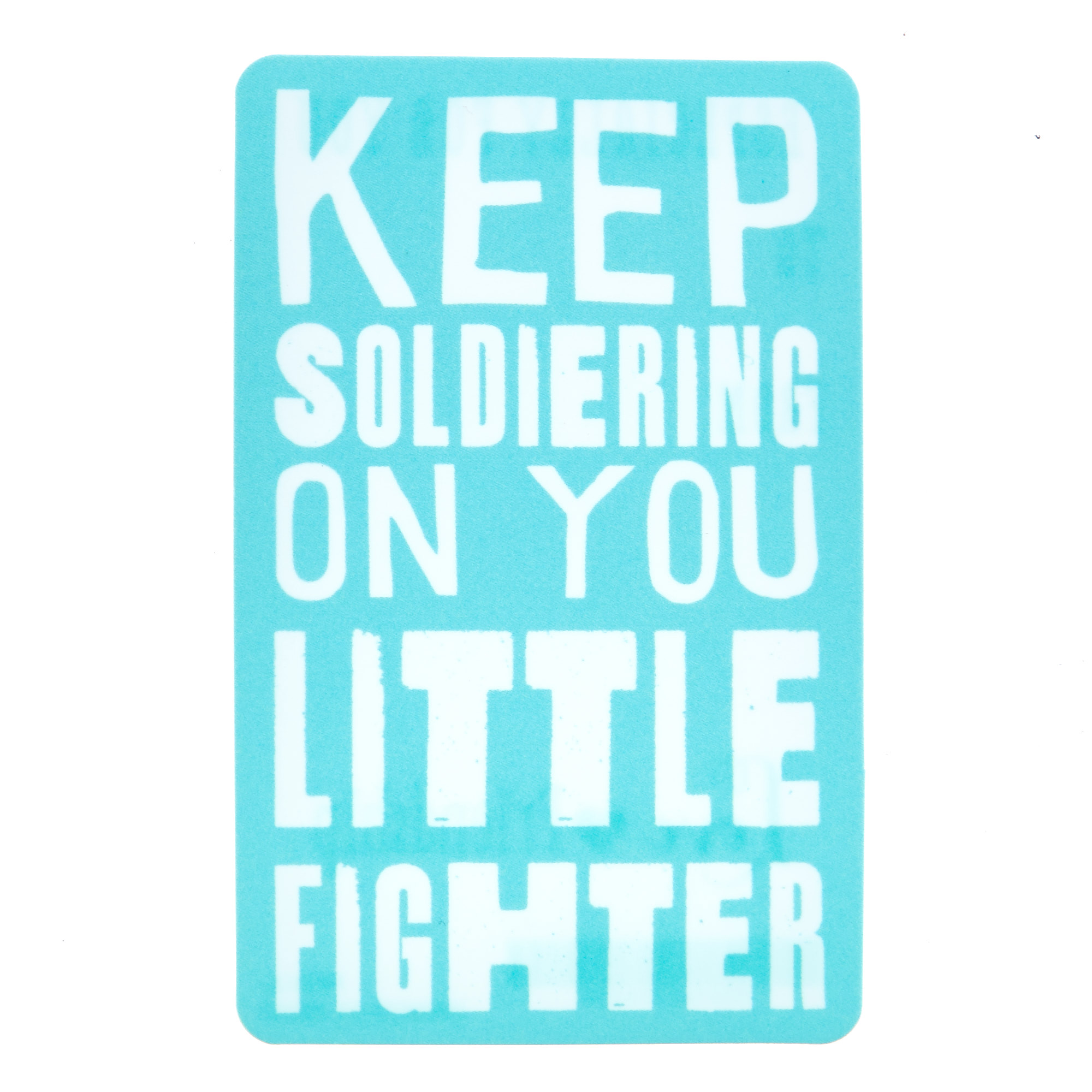 Keepsake Wallet Card - Keep Soldiering On 