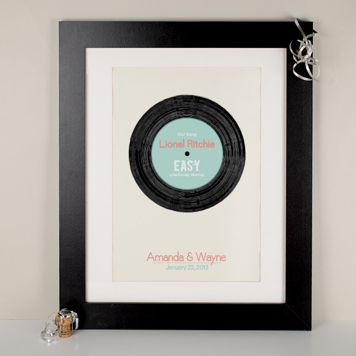 Personalised Our Record Print